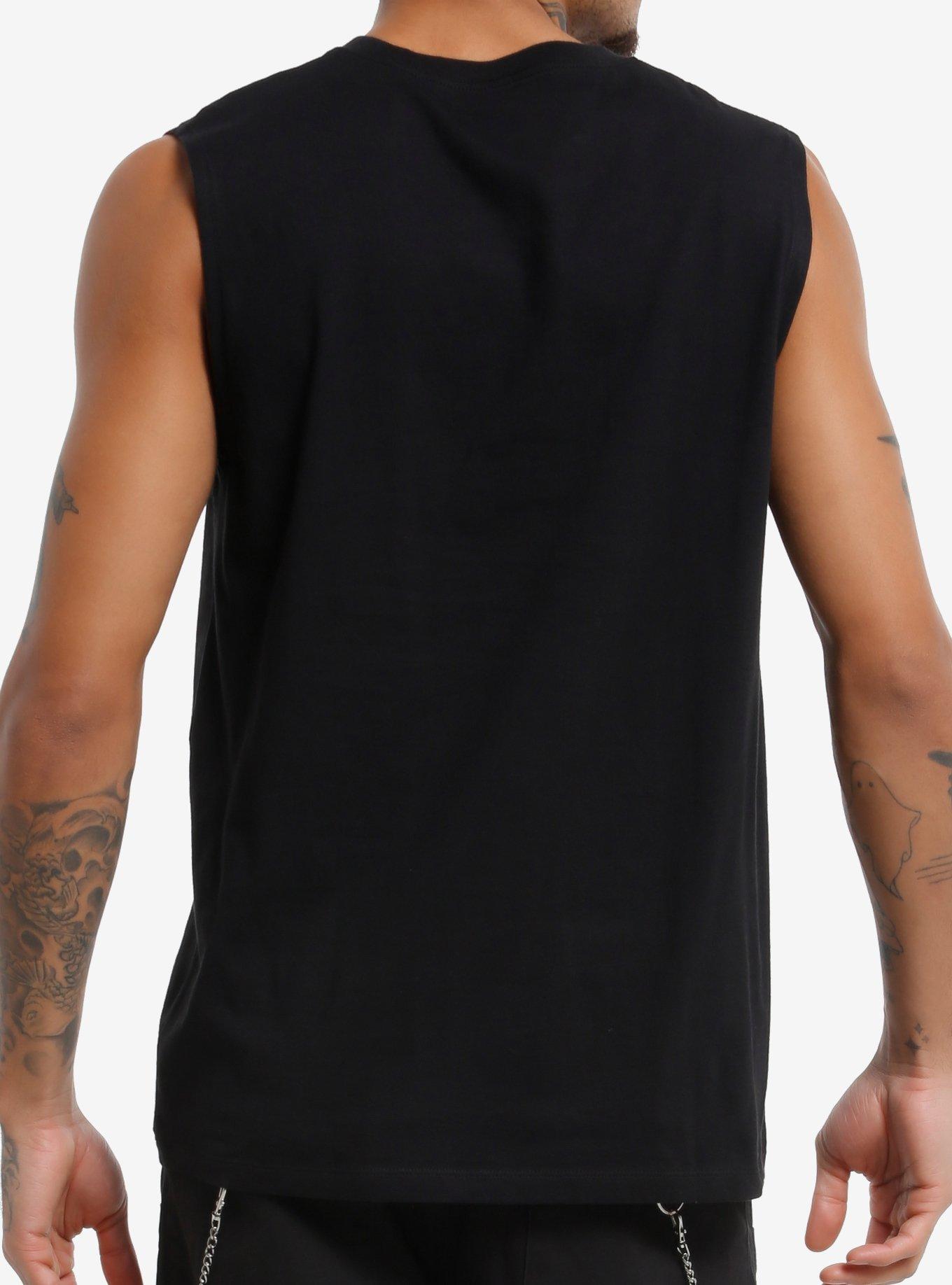 Hatsune Miku Ice Cream Tank Top, BLACK, alternate