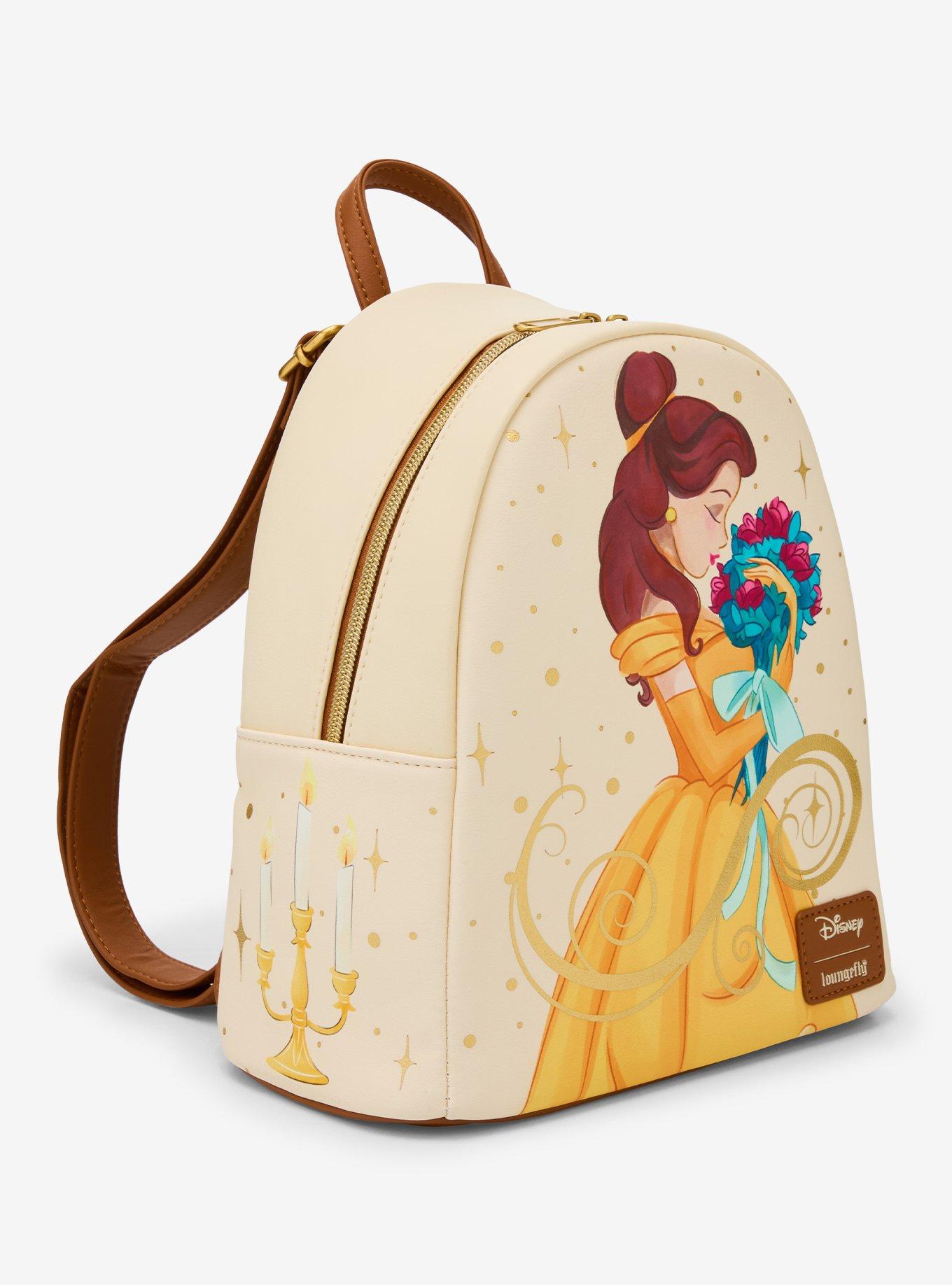 Loungefly Disney Beauty And The Beast Belle Bouquet Mini Backpack, , hi-res