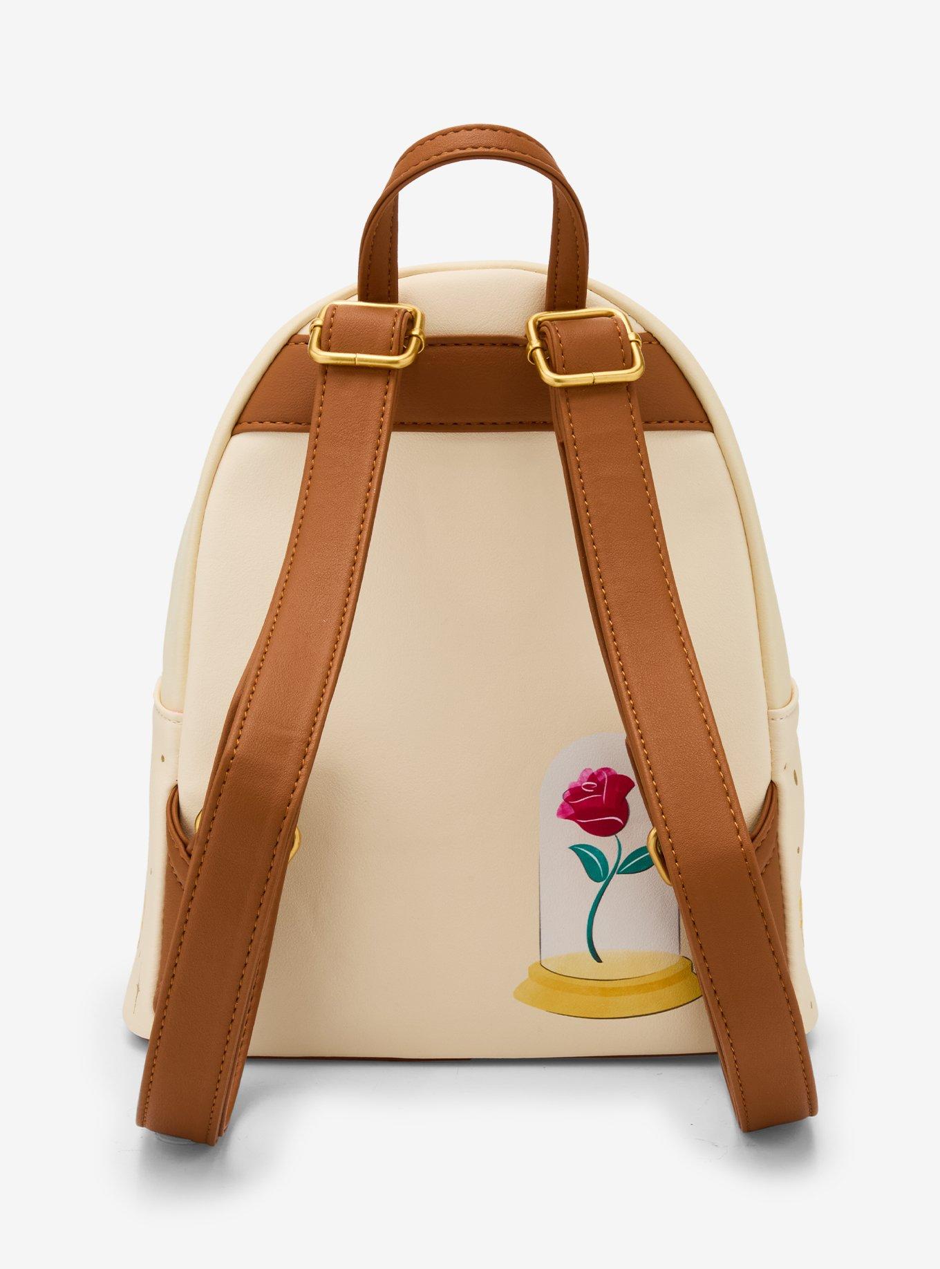 Loungefly Disney Beauty And The Beast Belle Bouquet Mini Backpack, , alternate