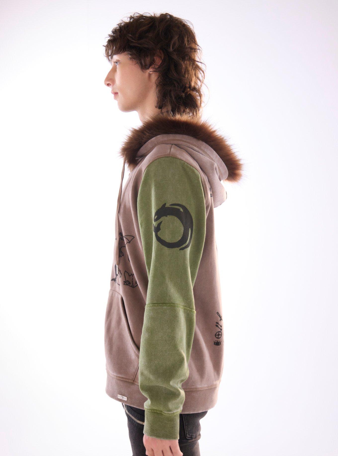 Our Universe How To Train Your Dragon Hiccup Color-Block Hoodie, MULTI, alternate