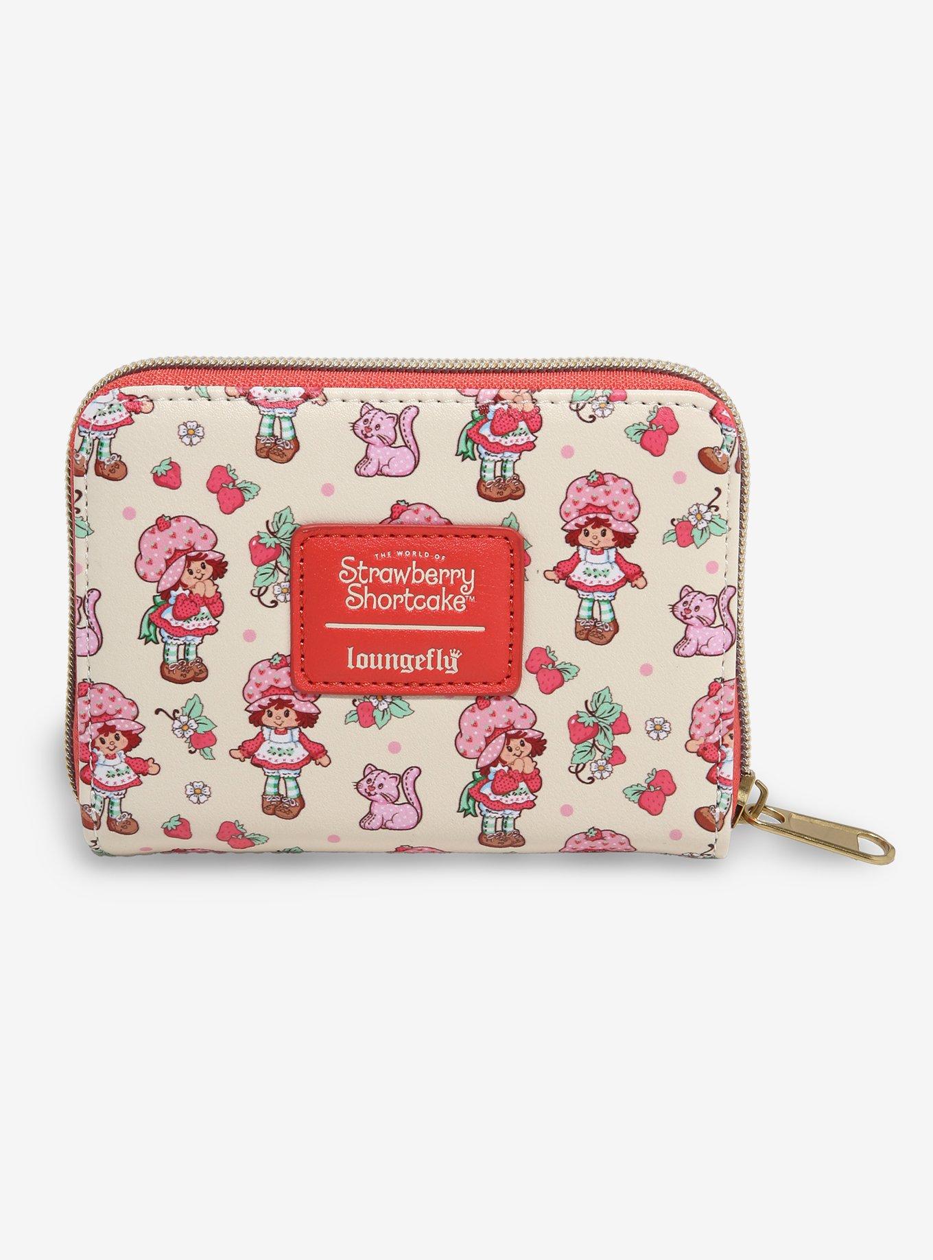 Loungefly Strawberry Shortcake & Custard Mini Zipper Wallet, , hi-res