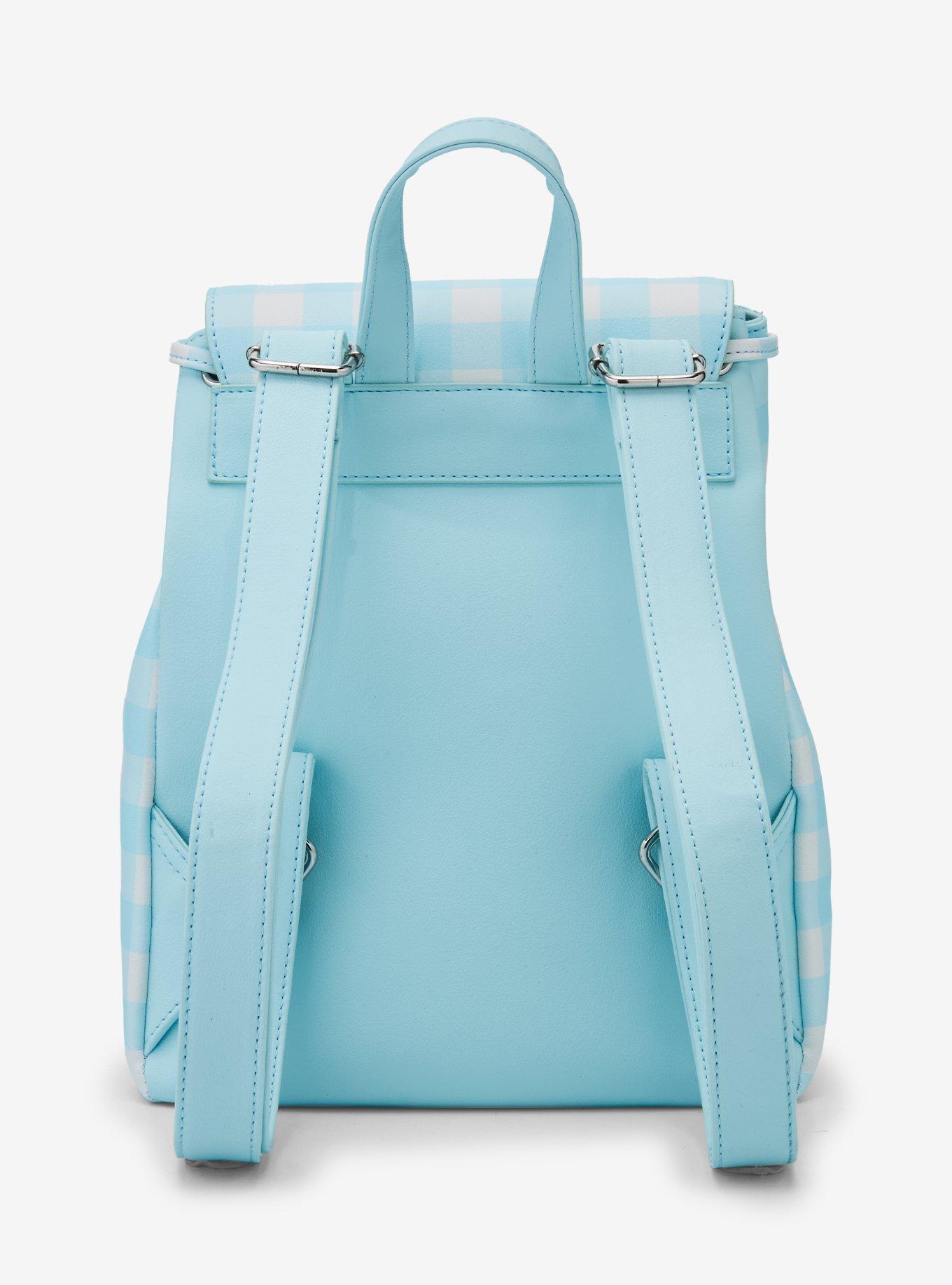 Loungefly Cinnamoroll Daisy Gingham Slouch Mini Backpack, , alternate
