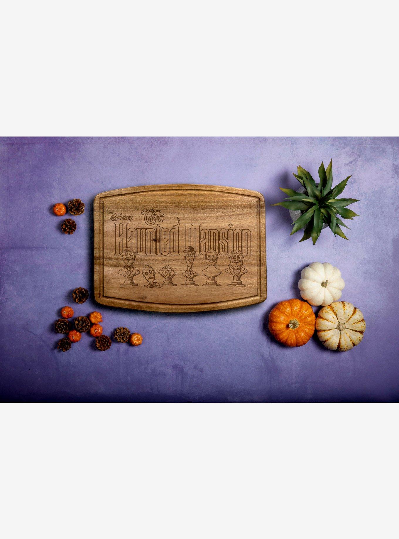 Disney Haunted Mansion Busts Acacia Cutting Board, , alternate