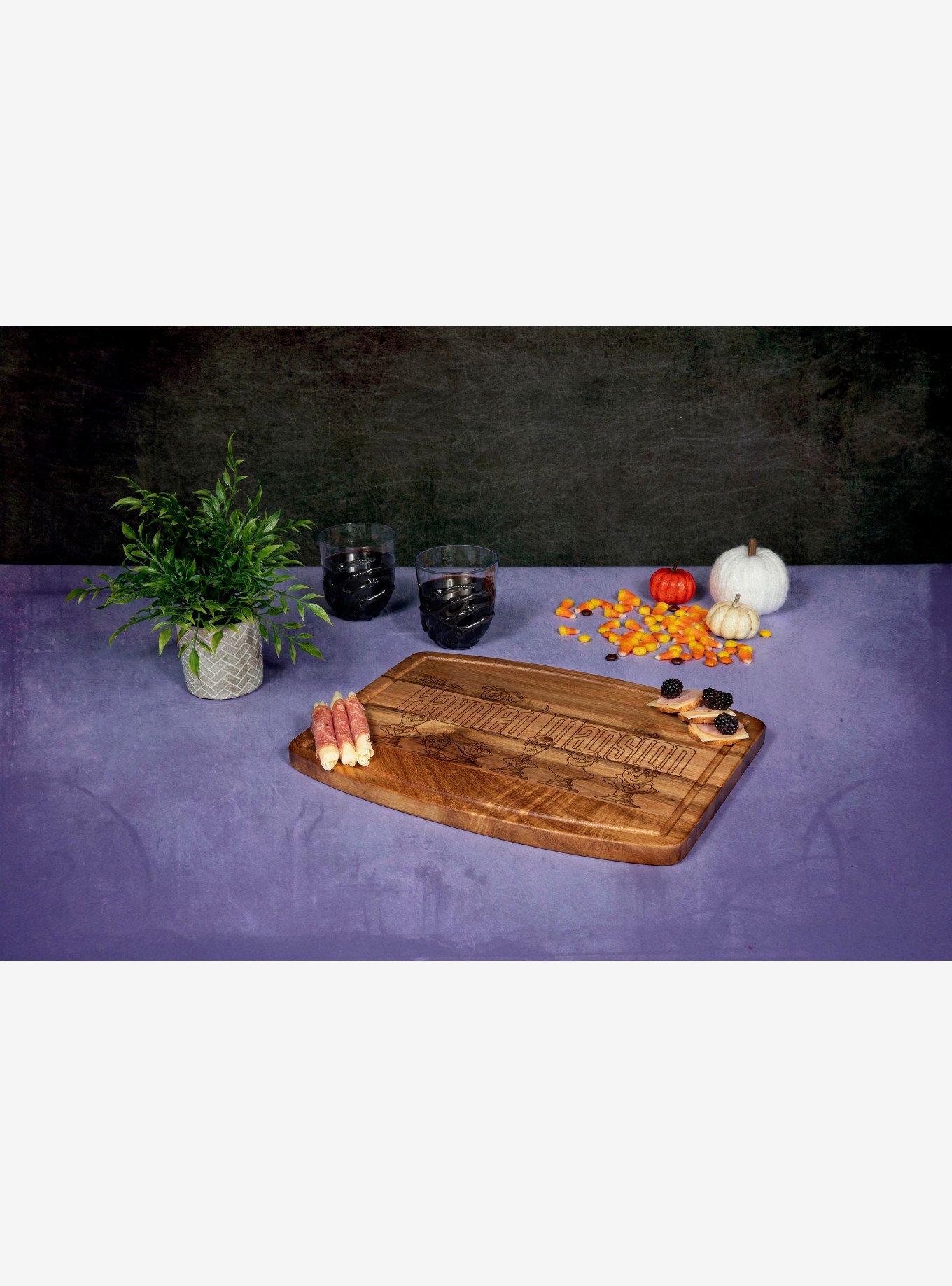 Disney Haunted Mansion Busts Acacia Cutting Board, , alternate