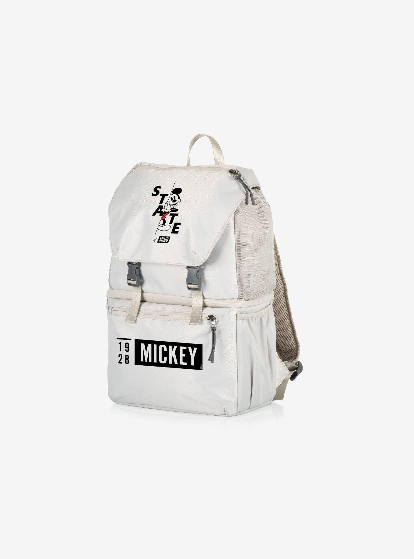 Disney Mickey Mouse White Tarana Backpack Soft Cooler Bag, , alternate