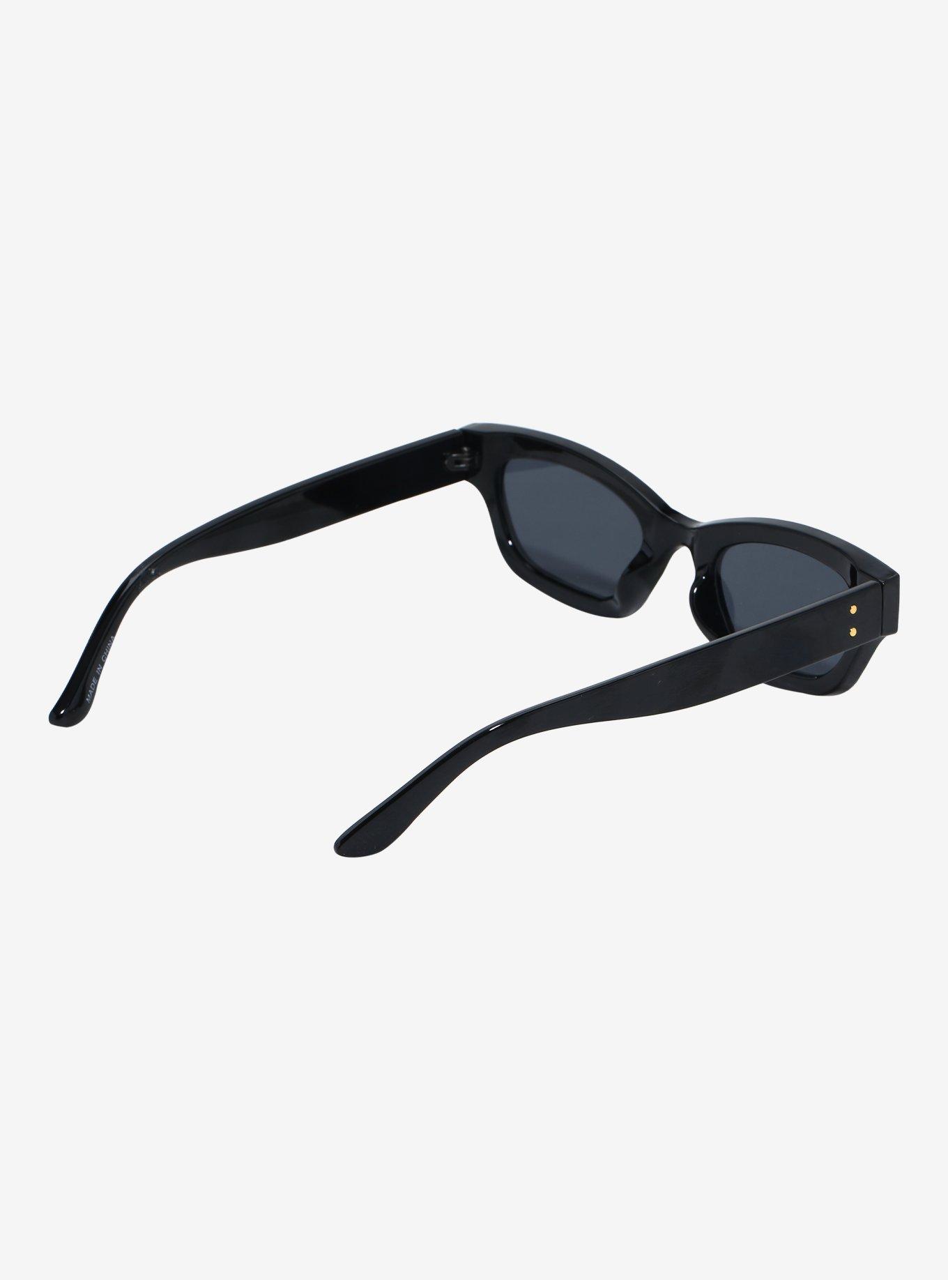 Black Skinny Sunglasses, , hi-res