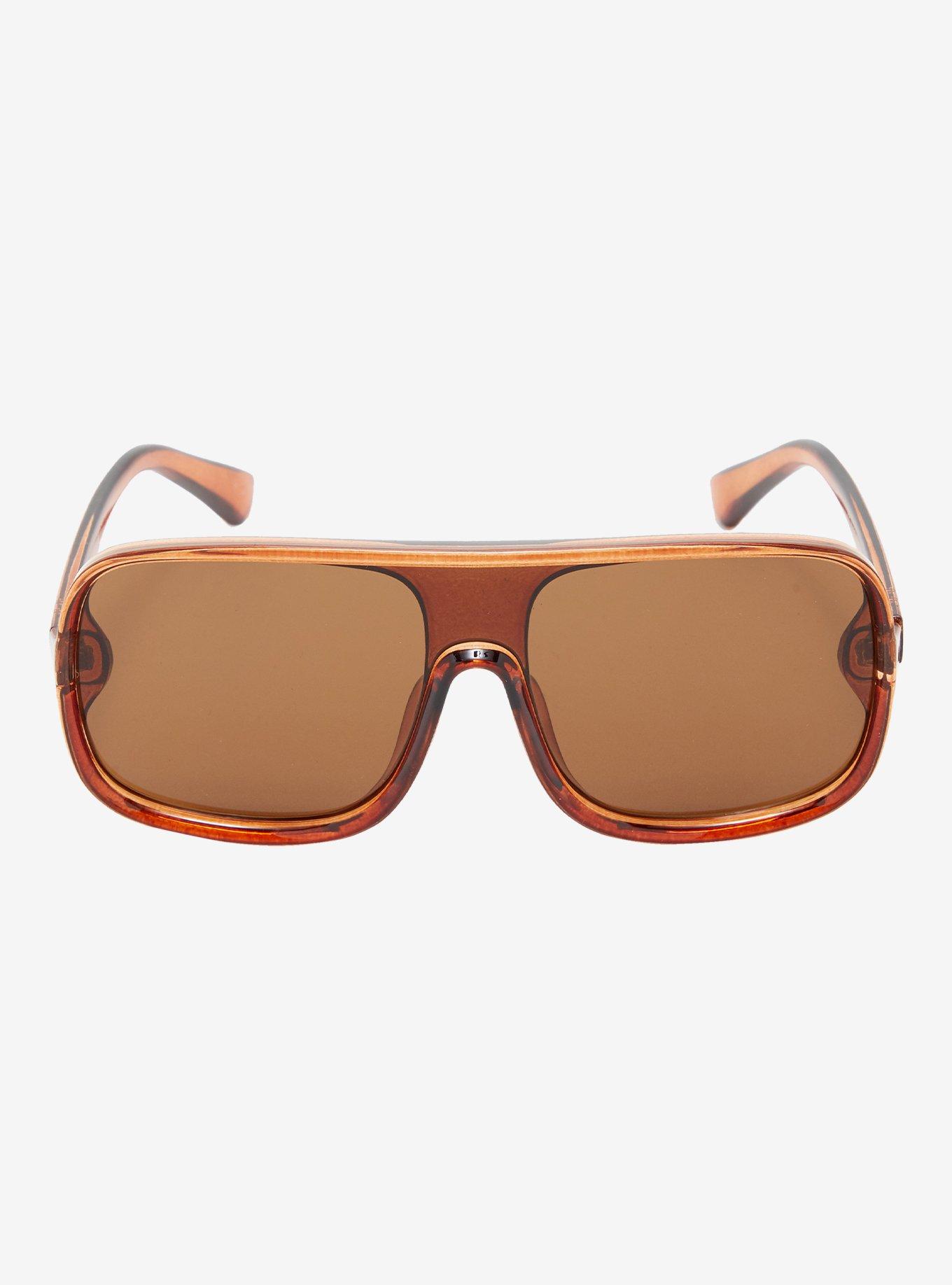Orange Shield Sunglasses, , alternate