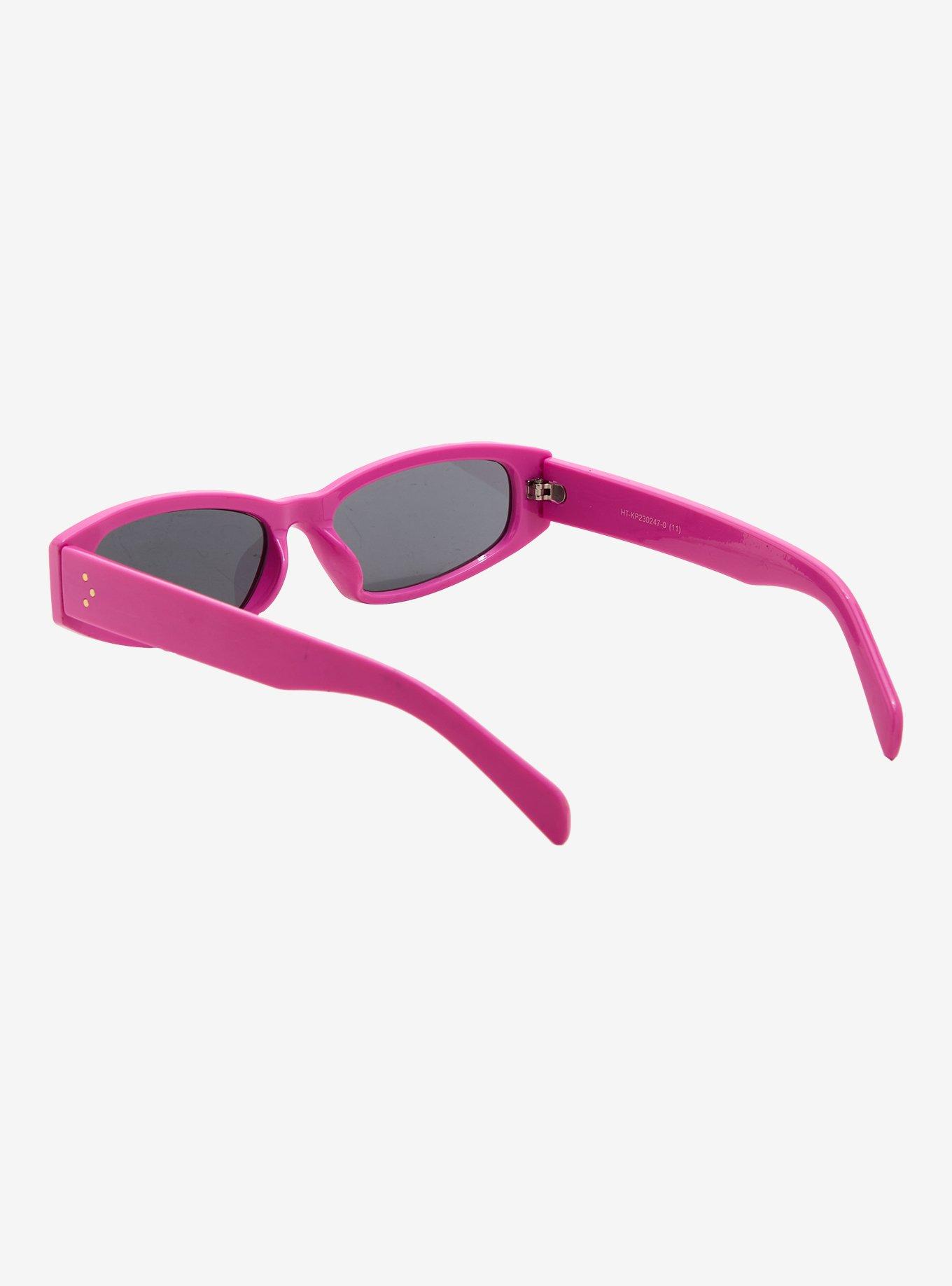 Magenta Skinny Sunglasses, , alternate