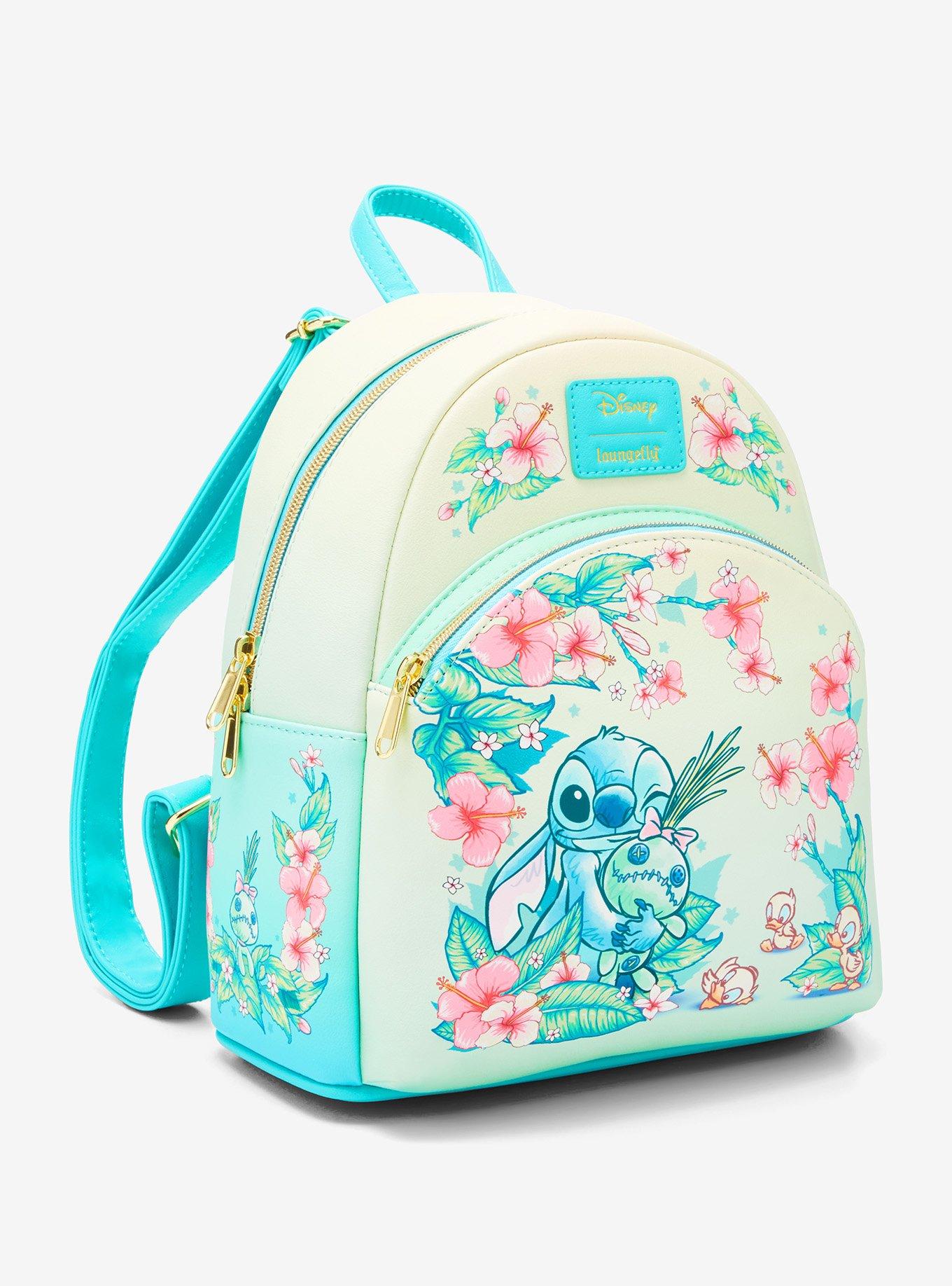 Loungefly Disney Stitch Floral Mini Backpack, , hi-res