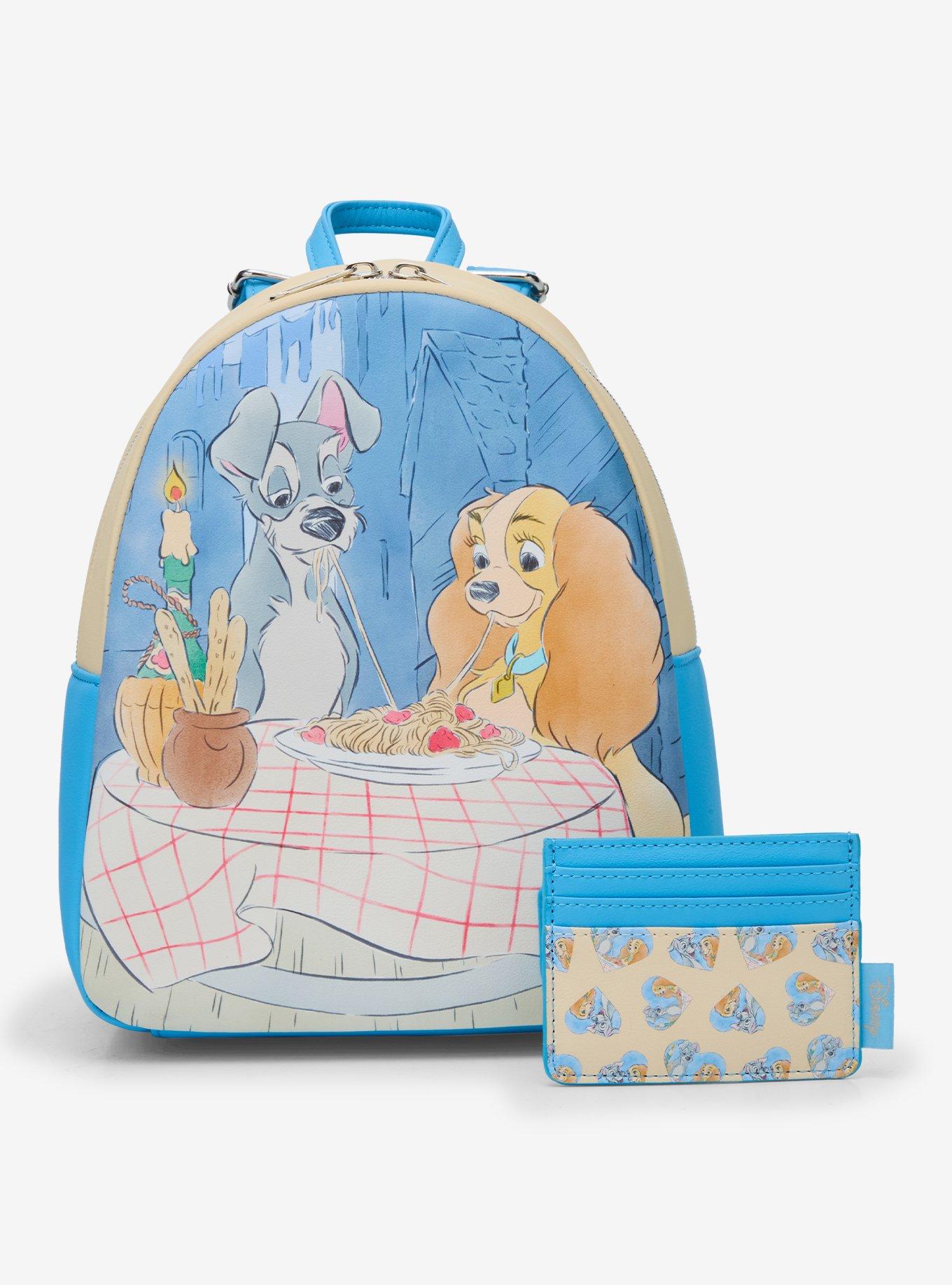 Loungefly Disney Lady And The Tramp Spaghetti Scene Cardholder, , alternate