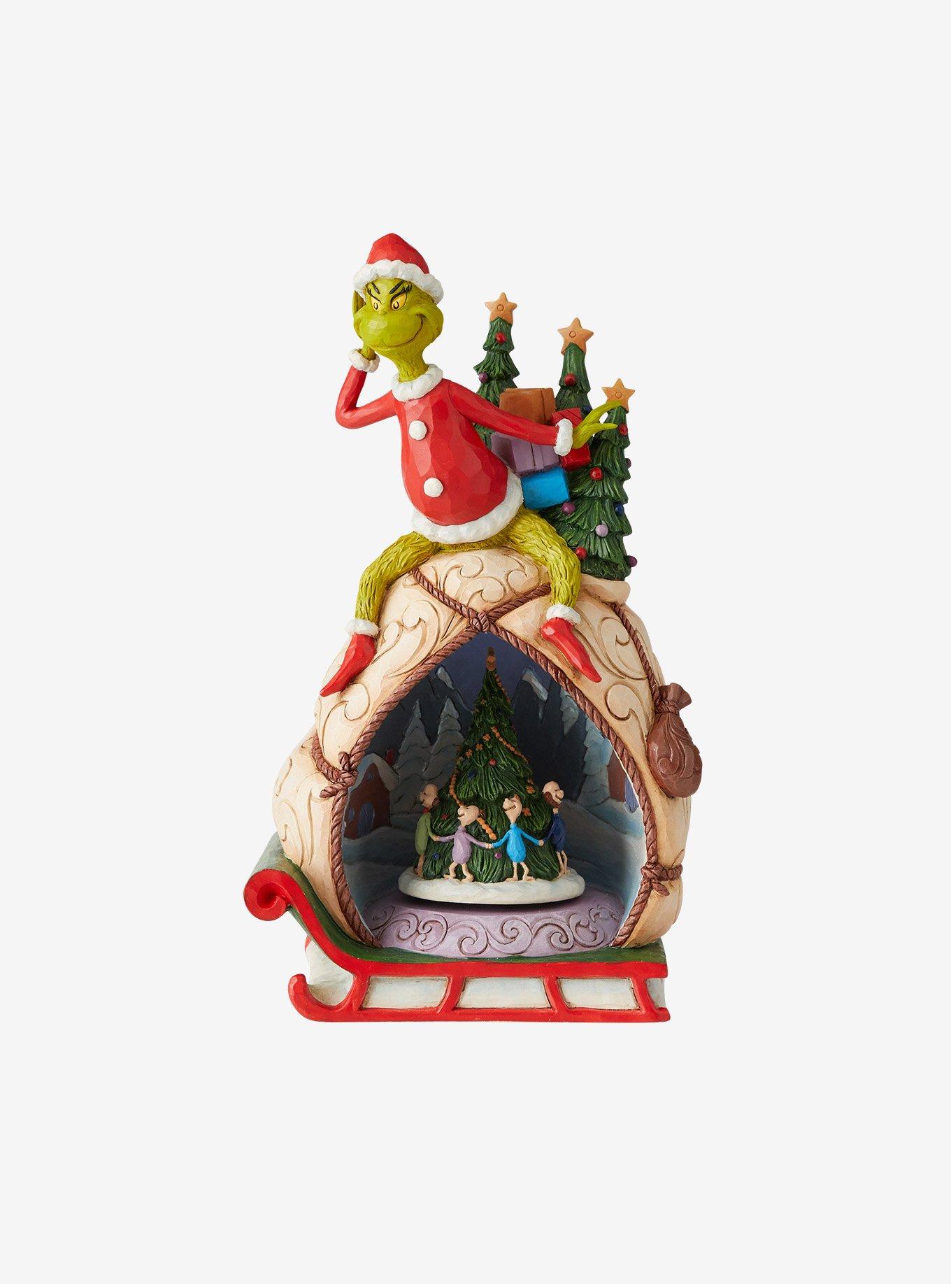 The Grinch with Lit Rotable Scene Jim Shore Figure, , hi-res