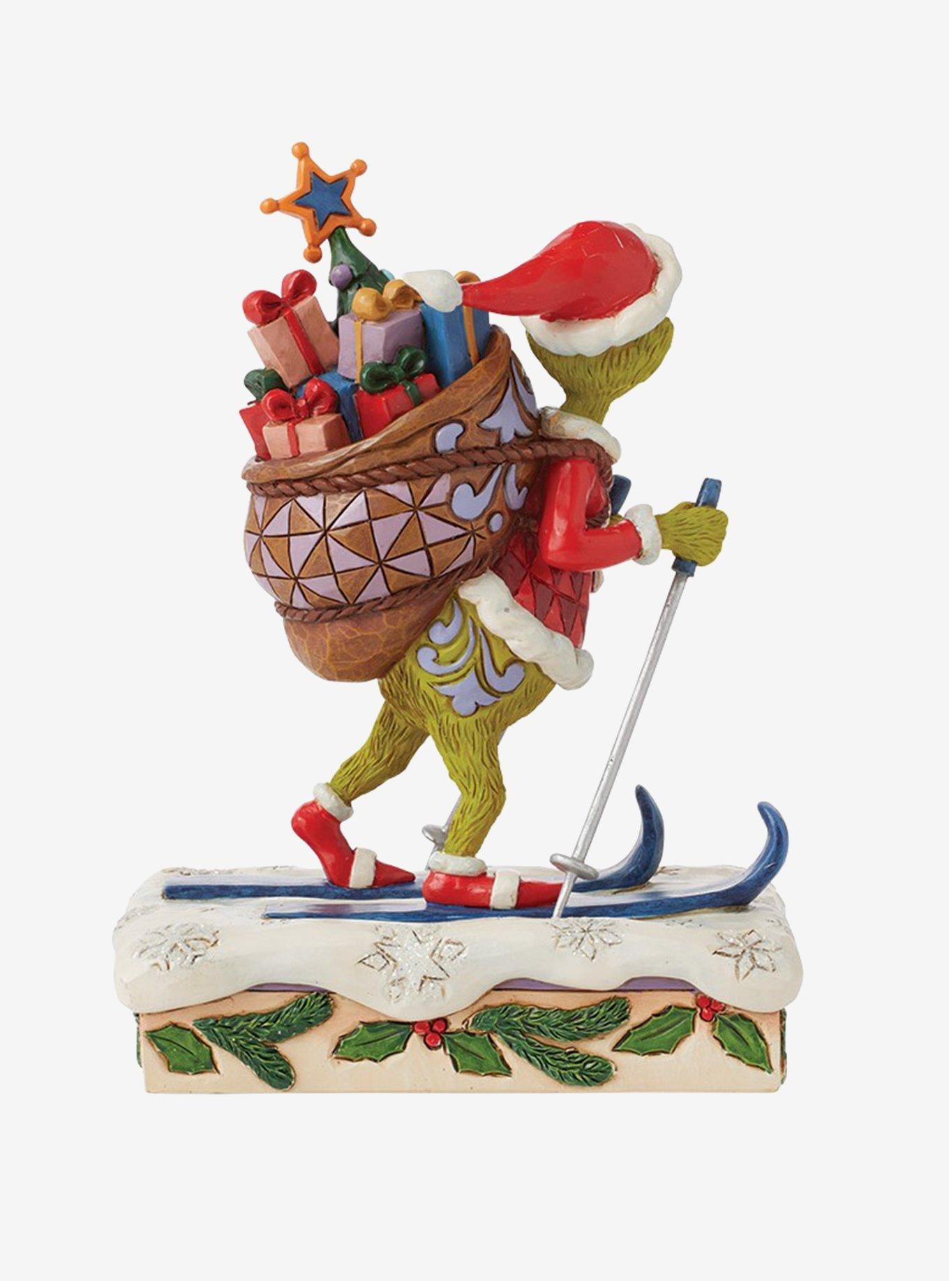 The Grinch Skiing Jim Shore Figure, , hi-res