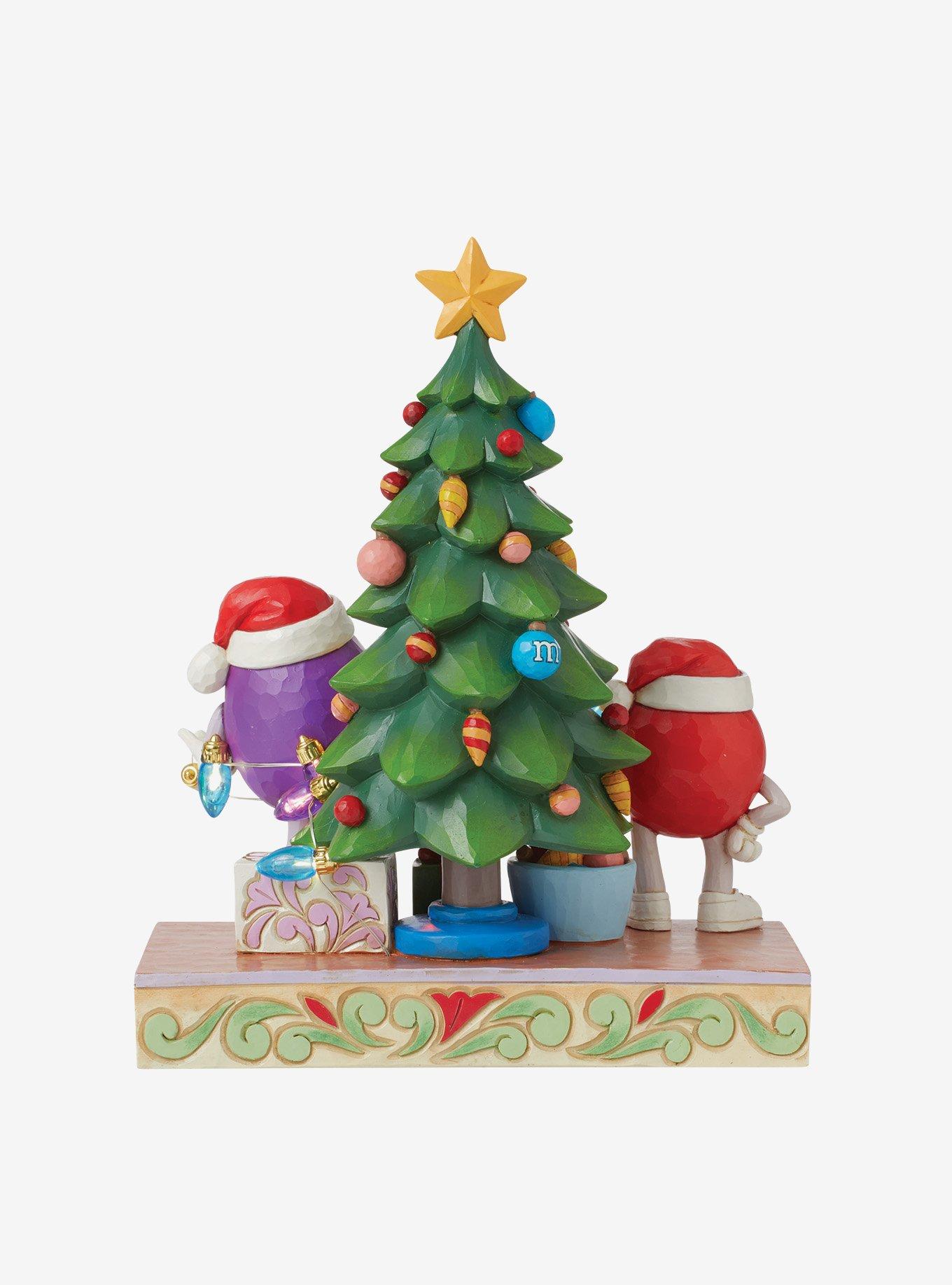 M&M's Purple & Red Tree Jim Shore Figure, , hi-res