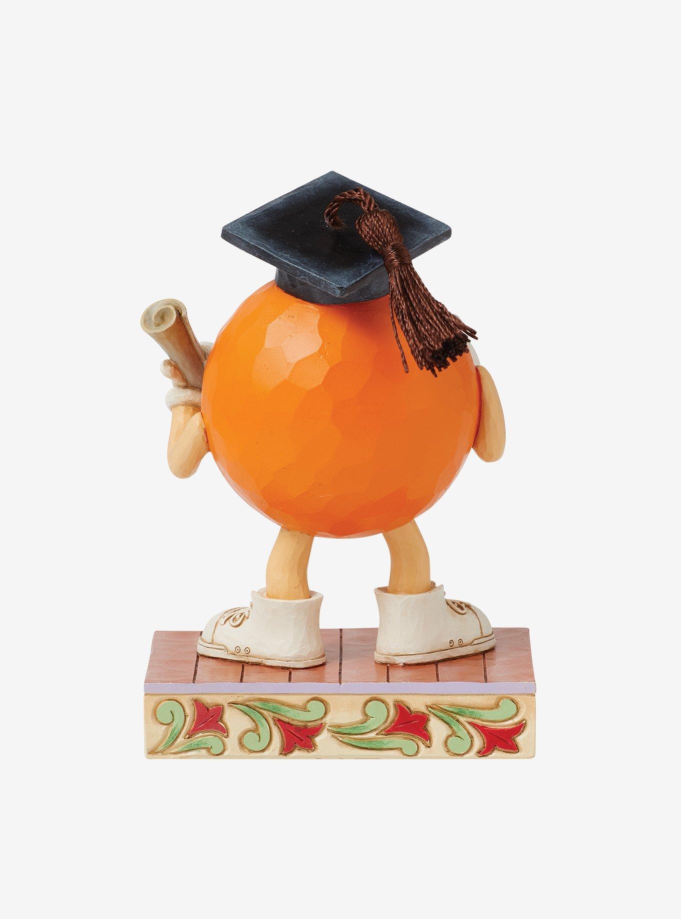 M&M's Orange Graduate Jim Shore Figure, , hi-res