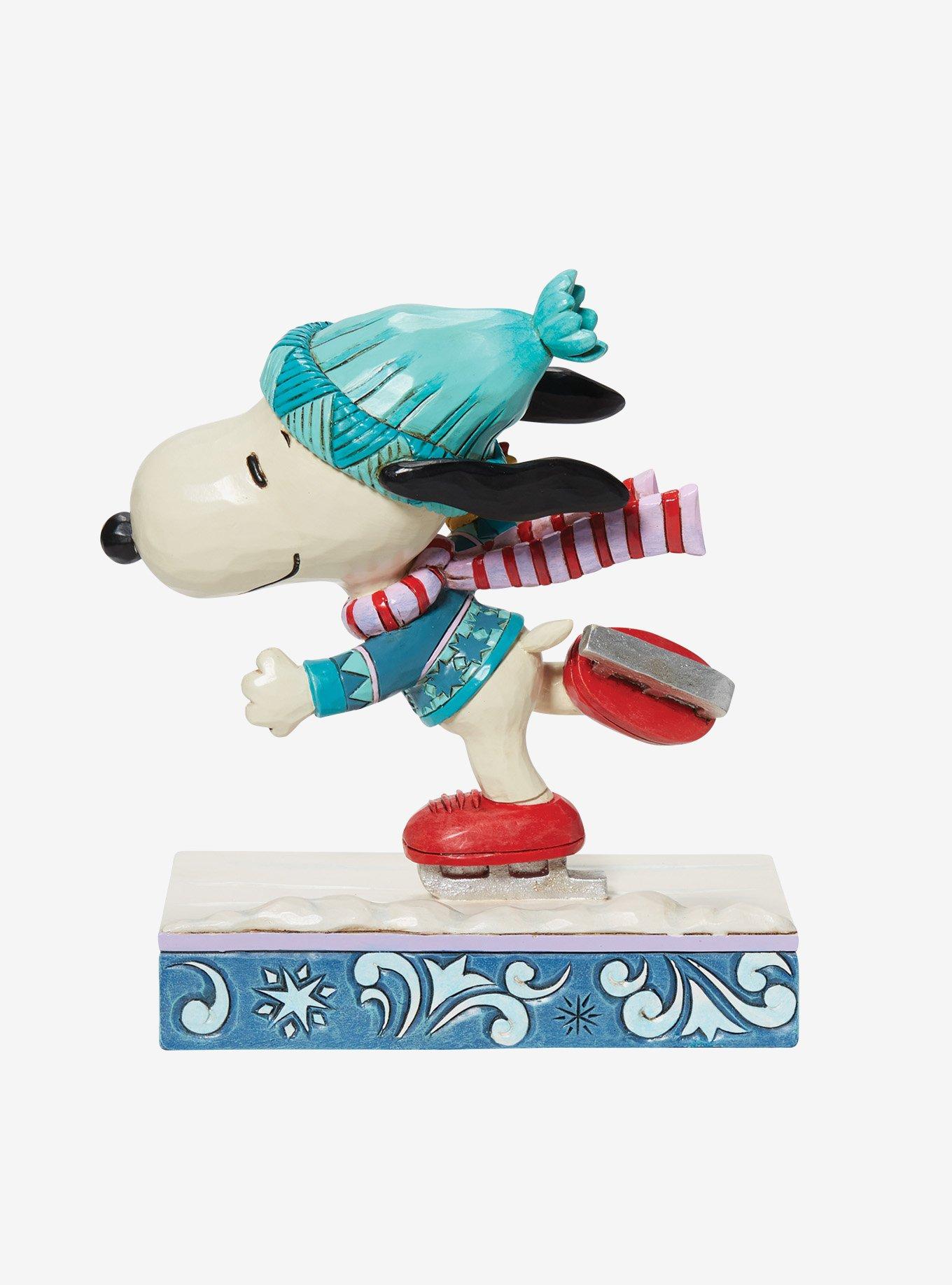 Peanuts Snoopy & Woodstock Skating Jim Shore Figure, , hi-res