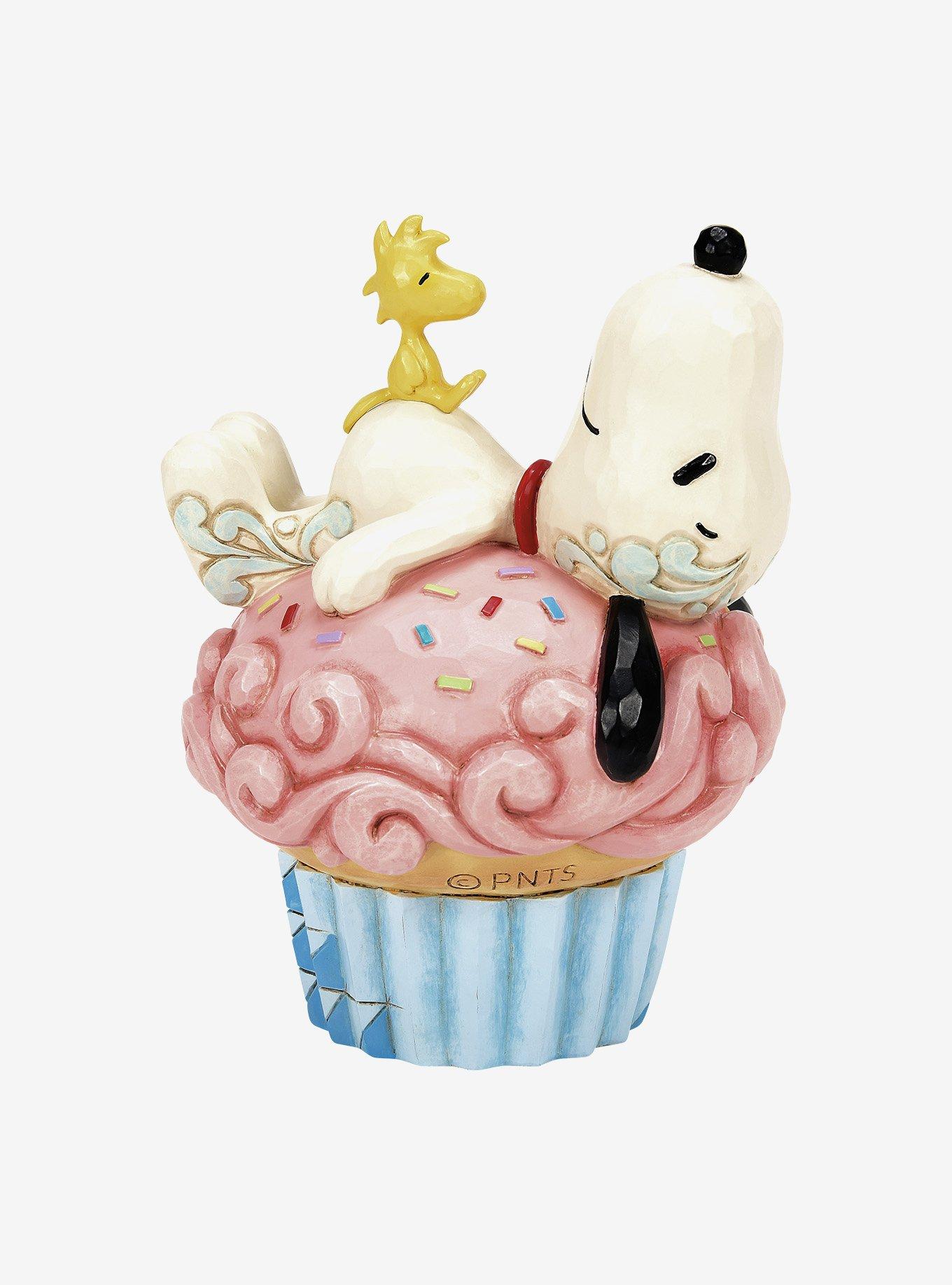 Peanuts Snoopy Laying on Cupcake Jim Shore Figure, , hi-res