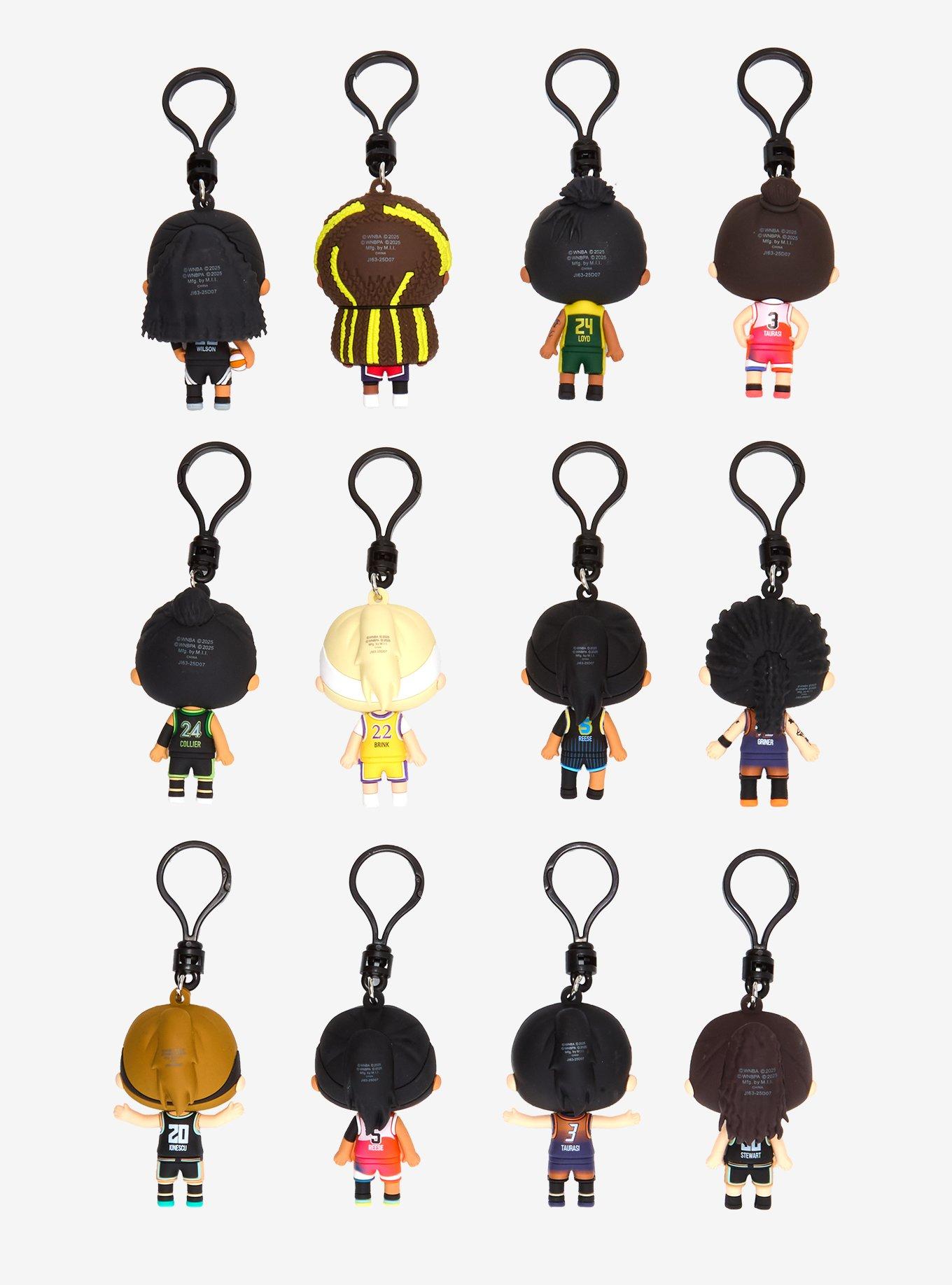 WNBA Players Blind Bag Figural Bag Clip, , alternate