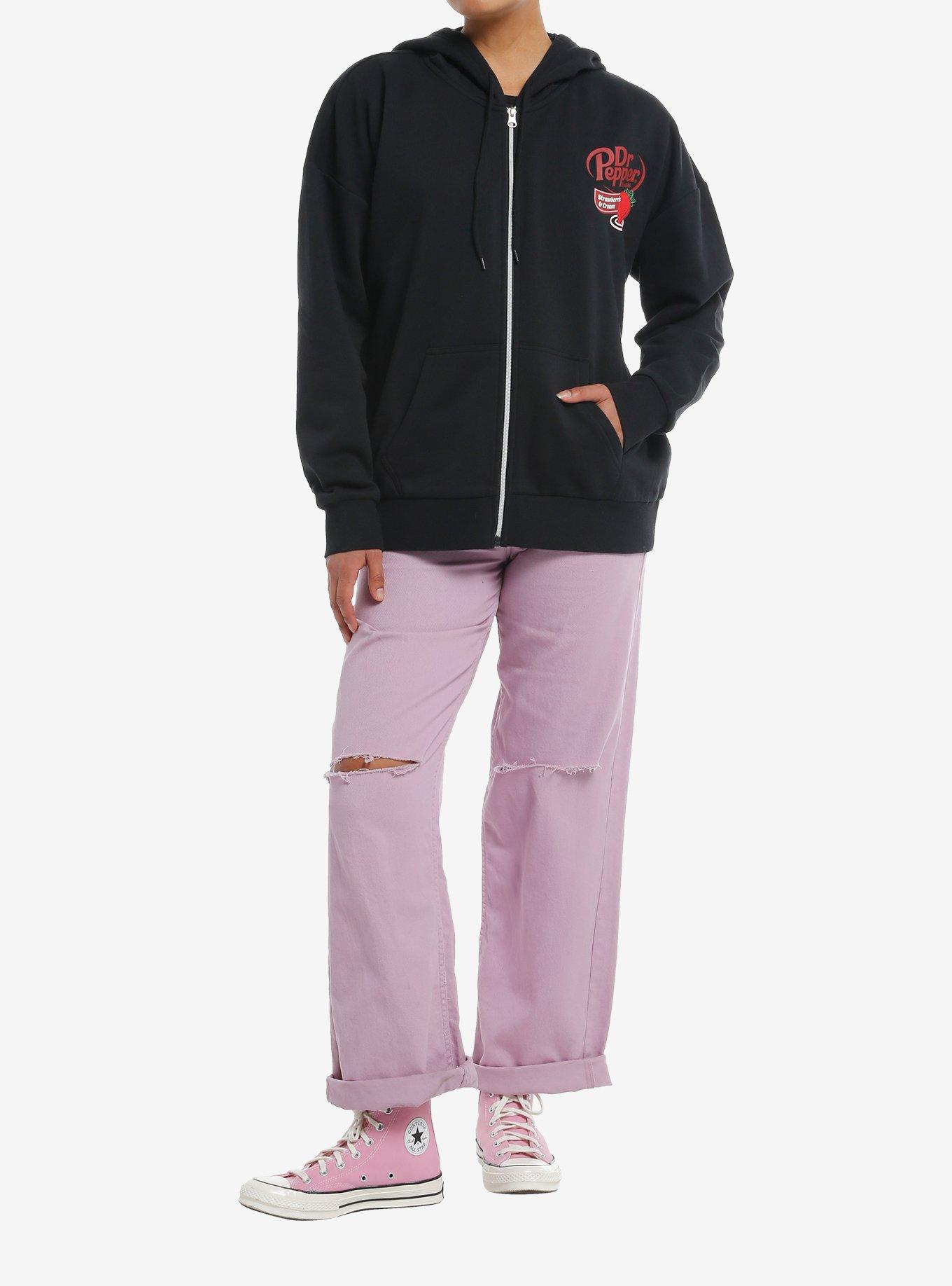 Dr. Pepper Strawberries & Cream Girls Hoodie, MULTI, alternate