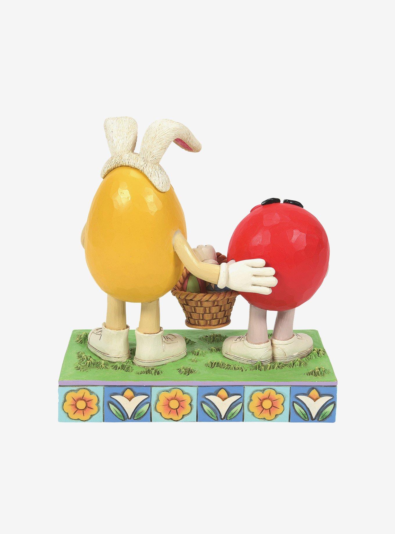 M&M's Red & Yellow Bunny Jim Shore Figure, , hi-res