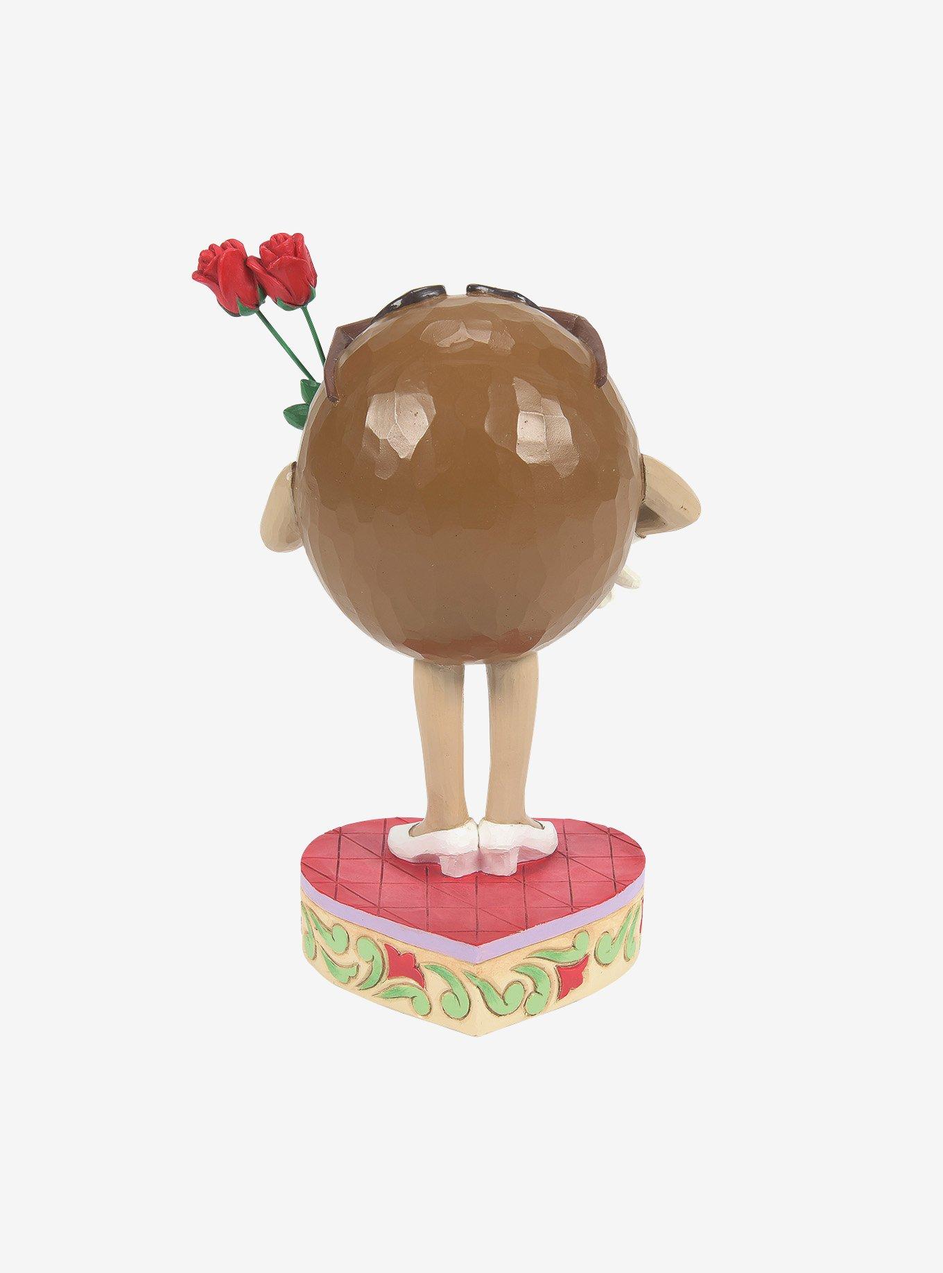 M&M's Brown with Roses Jim Shore Figure, , hi-res