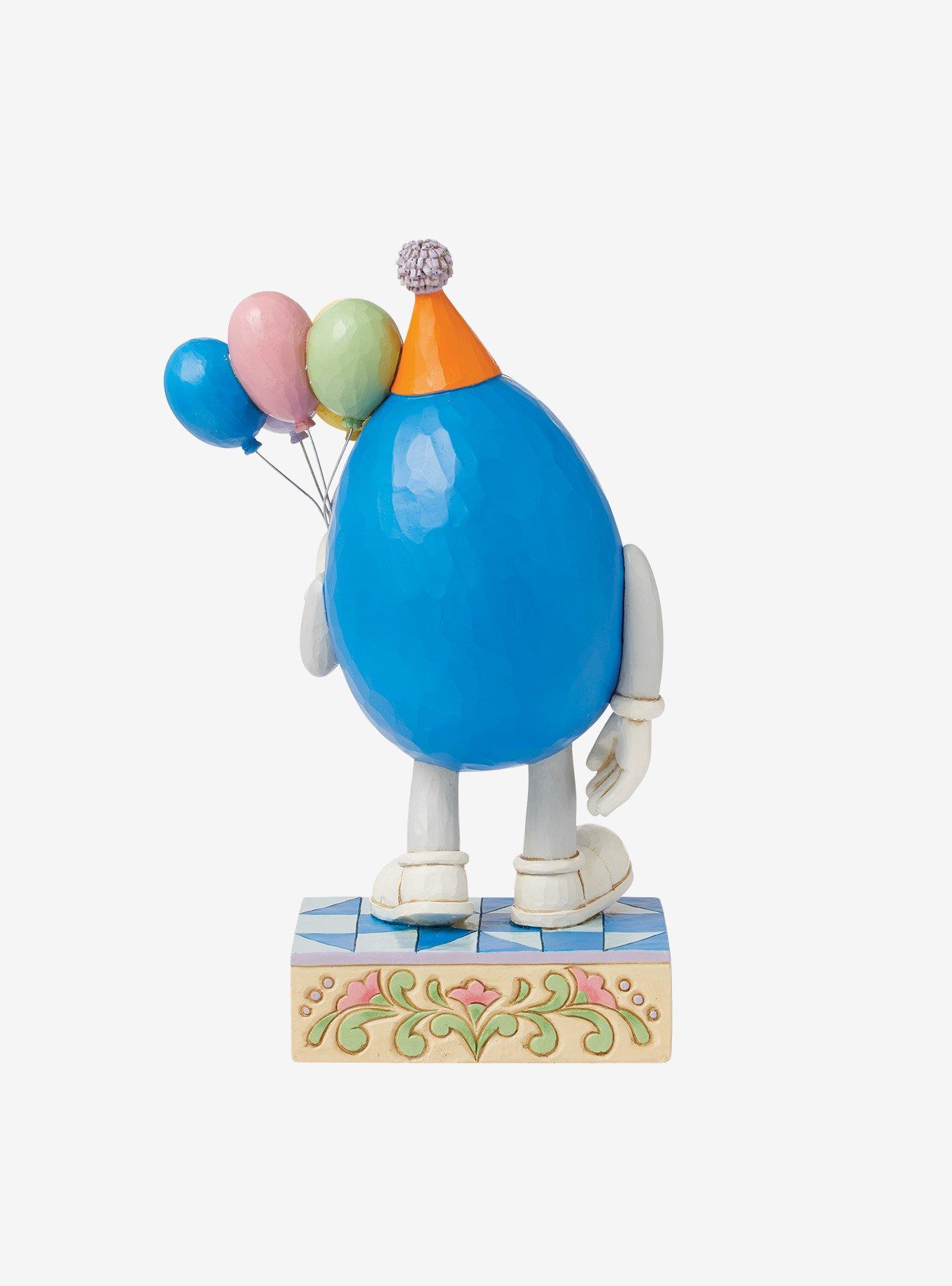 M&M's Blue with Balloons Jim Shore Figure, , hi-res