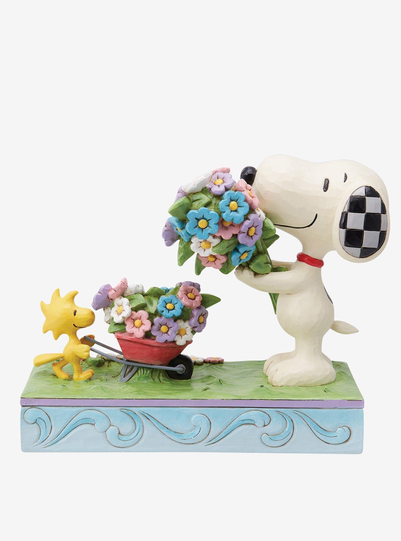 Peanuts Snoopy & Woodstock Flowers Jim Shore Figure, , hi-res