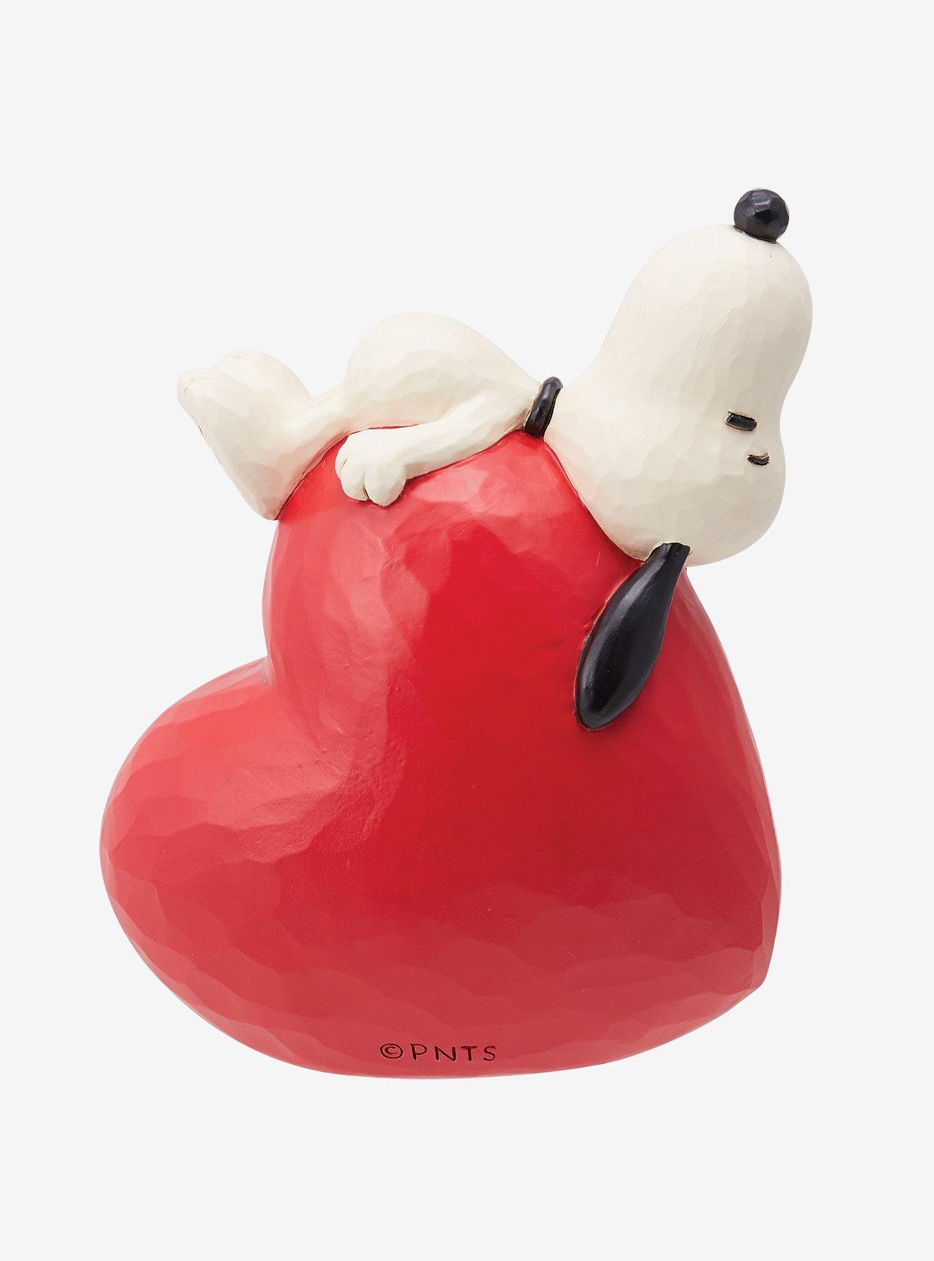 Peanuts Snoopy Laying on Heart Jim Shore Figure, , hi-res