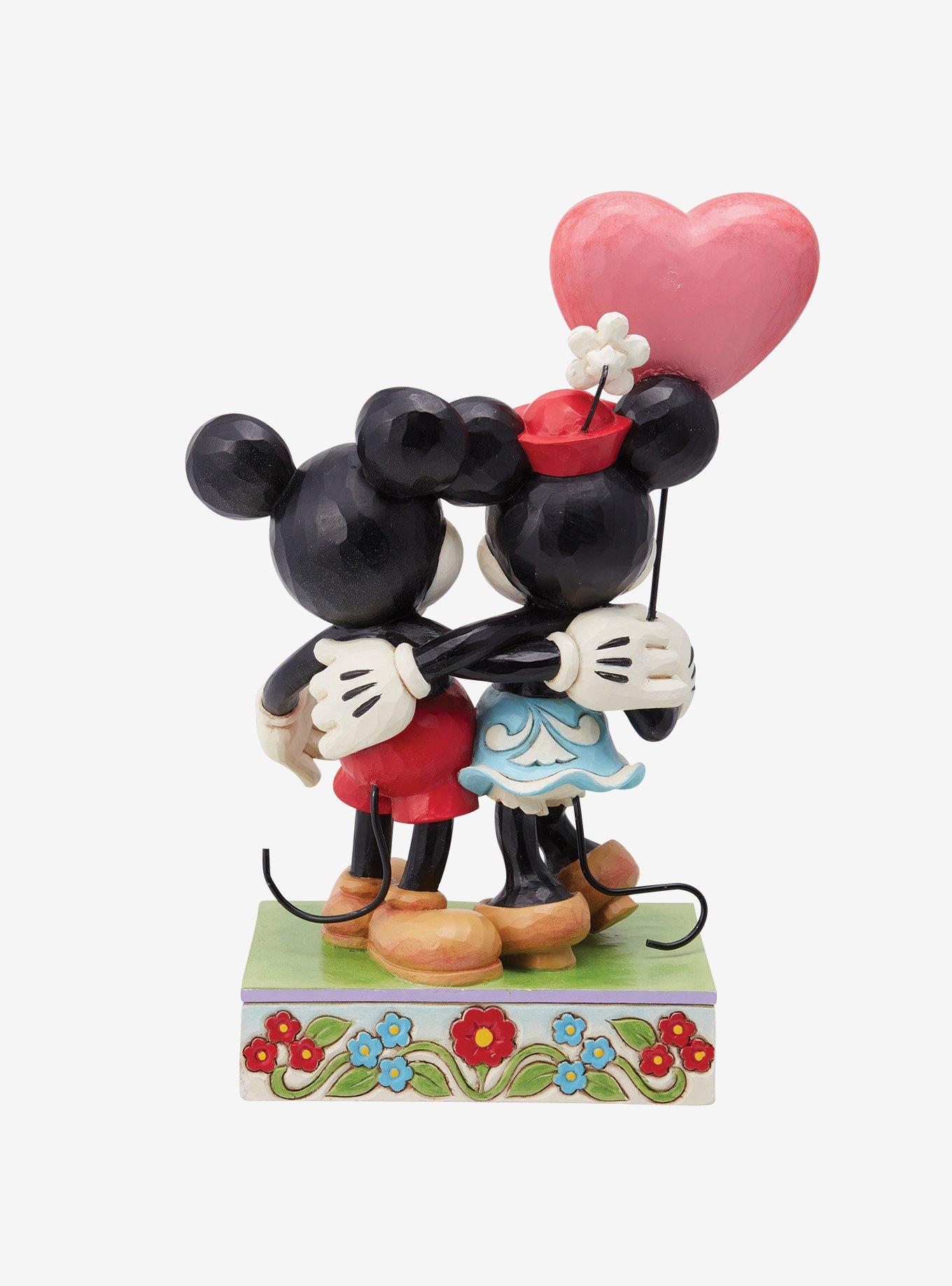 Disney Mickey & Minnie Heart Jim Shore Figure, , alternate