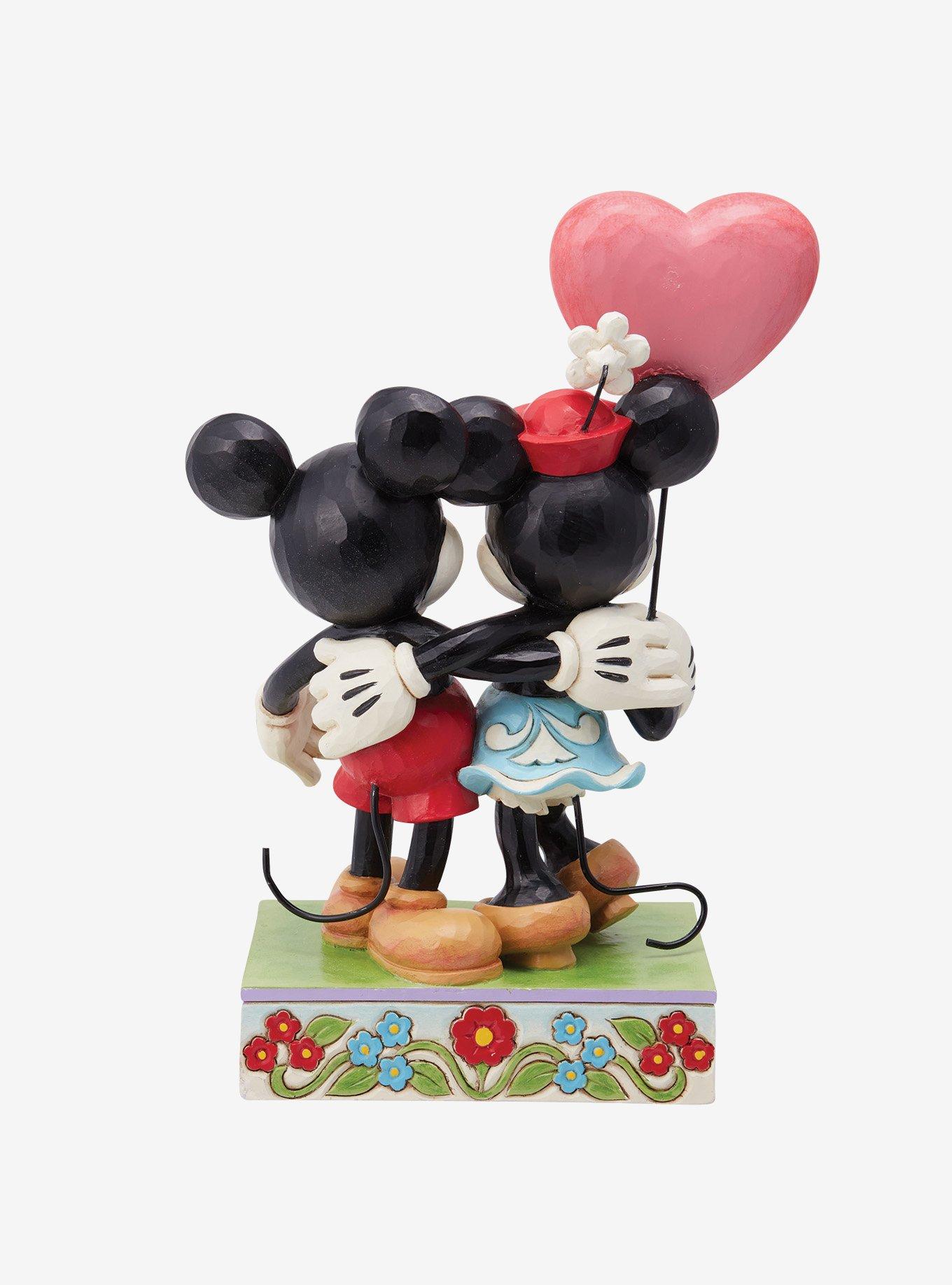 Disney Mickey & Minnie Heart Jim Shore Figure, , hi-res