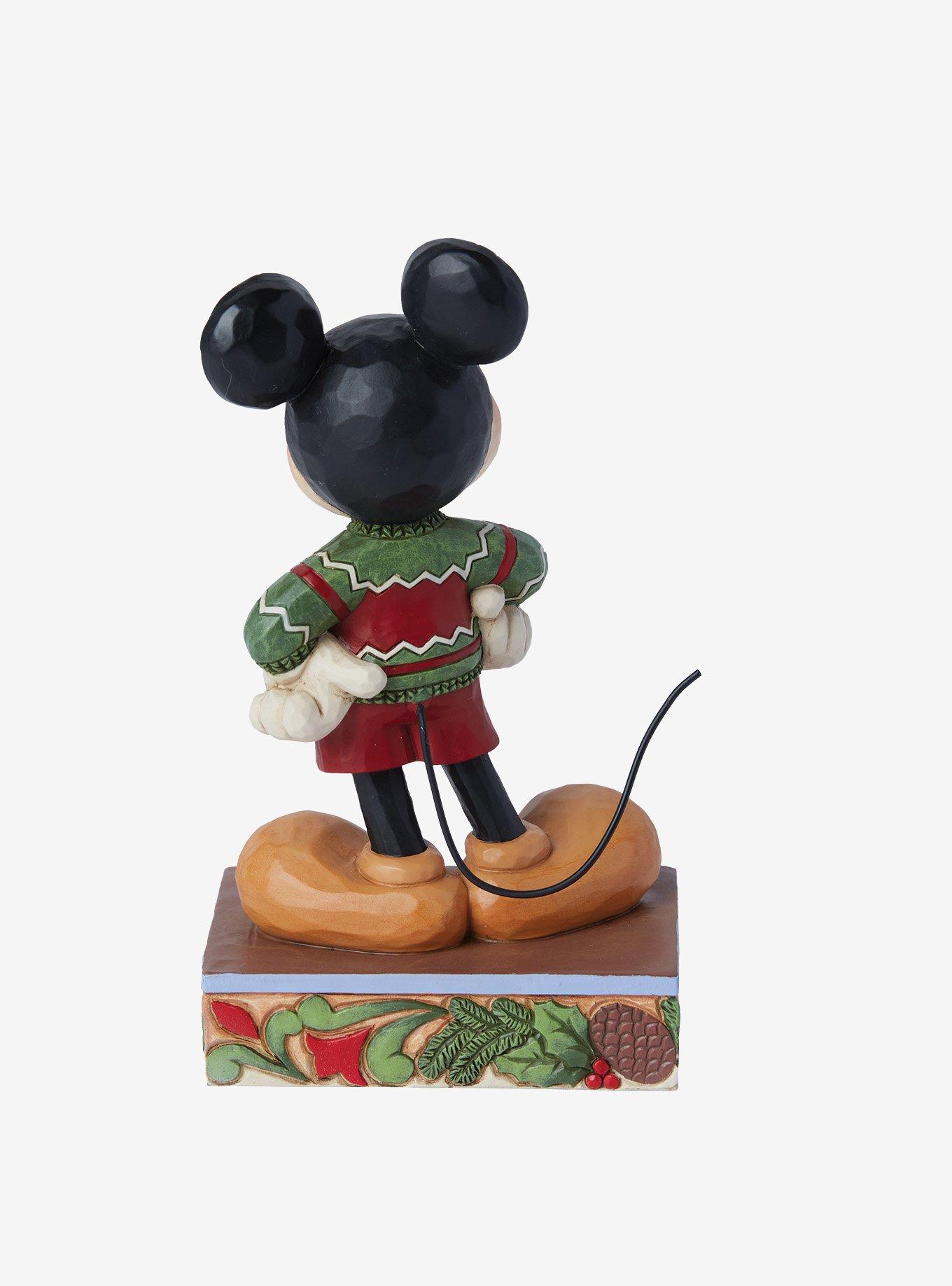 Disney Mickey Christmas Sweater Jim Shore Figure, , hi-res