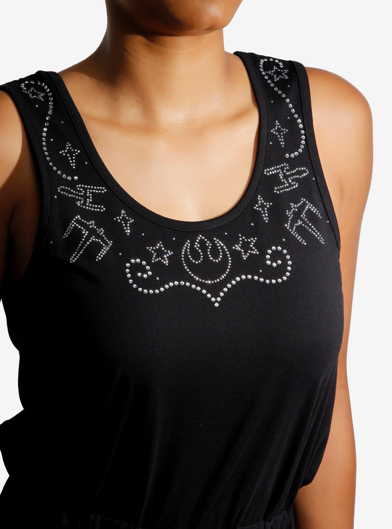 Her Universe Star Wars Rhinestone Rebel Icons Jumpsuit Her Universe Exclusive, BLACK, alternate