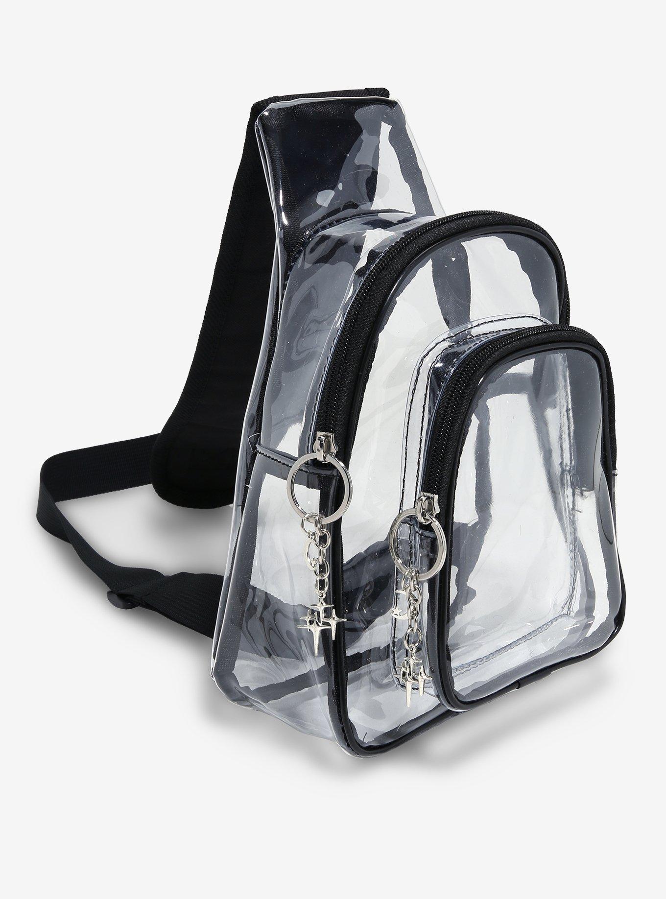 Star Charms Clear Sling Bag, , alternate