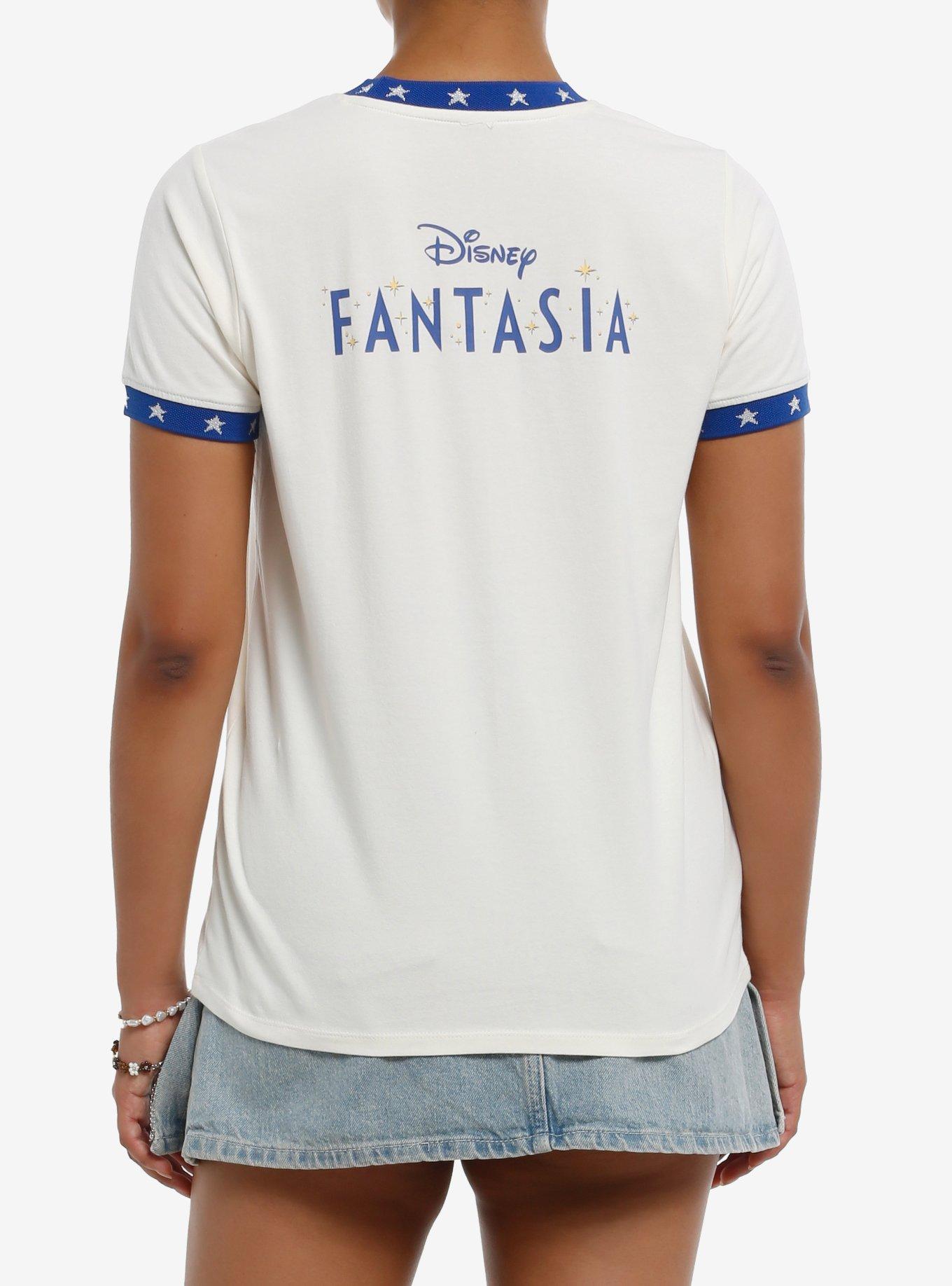 Her Universe Disney Fantasia The Sorcerer's Apprentice Mickey Mouse Girls Ringer T-Shirt, , hi-res