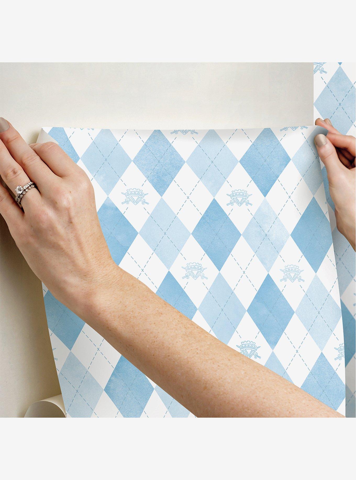 Disney Descendants: The Rise of Red Chloe Crown Argyle Peel & Stick Wallpaper, , alternate