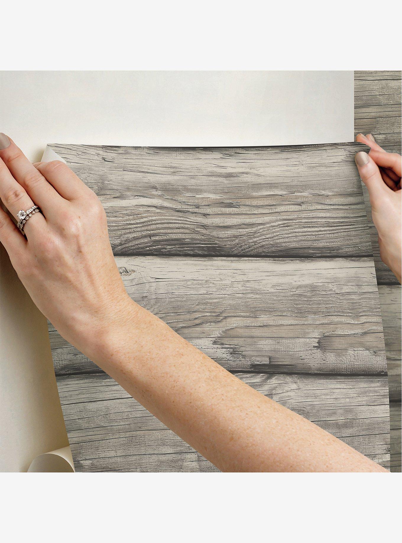 Yellowstone Bunkhouse Brown Peel & Stick Wallpaper, , alternate