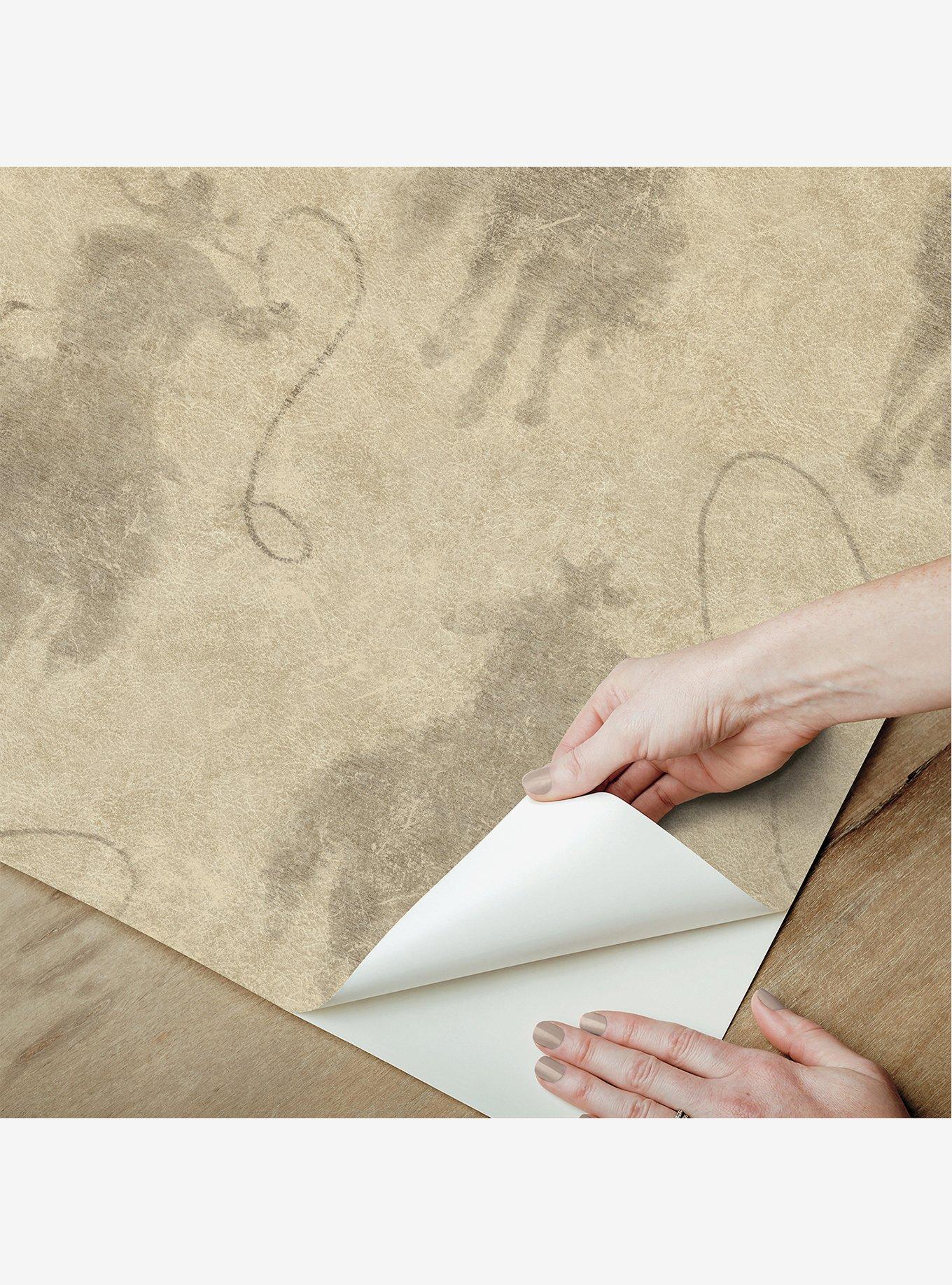 Yellowstone Stockman Silhouette Beige Peel & Stick Wallpaper, , alternate