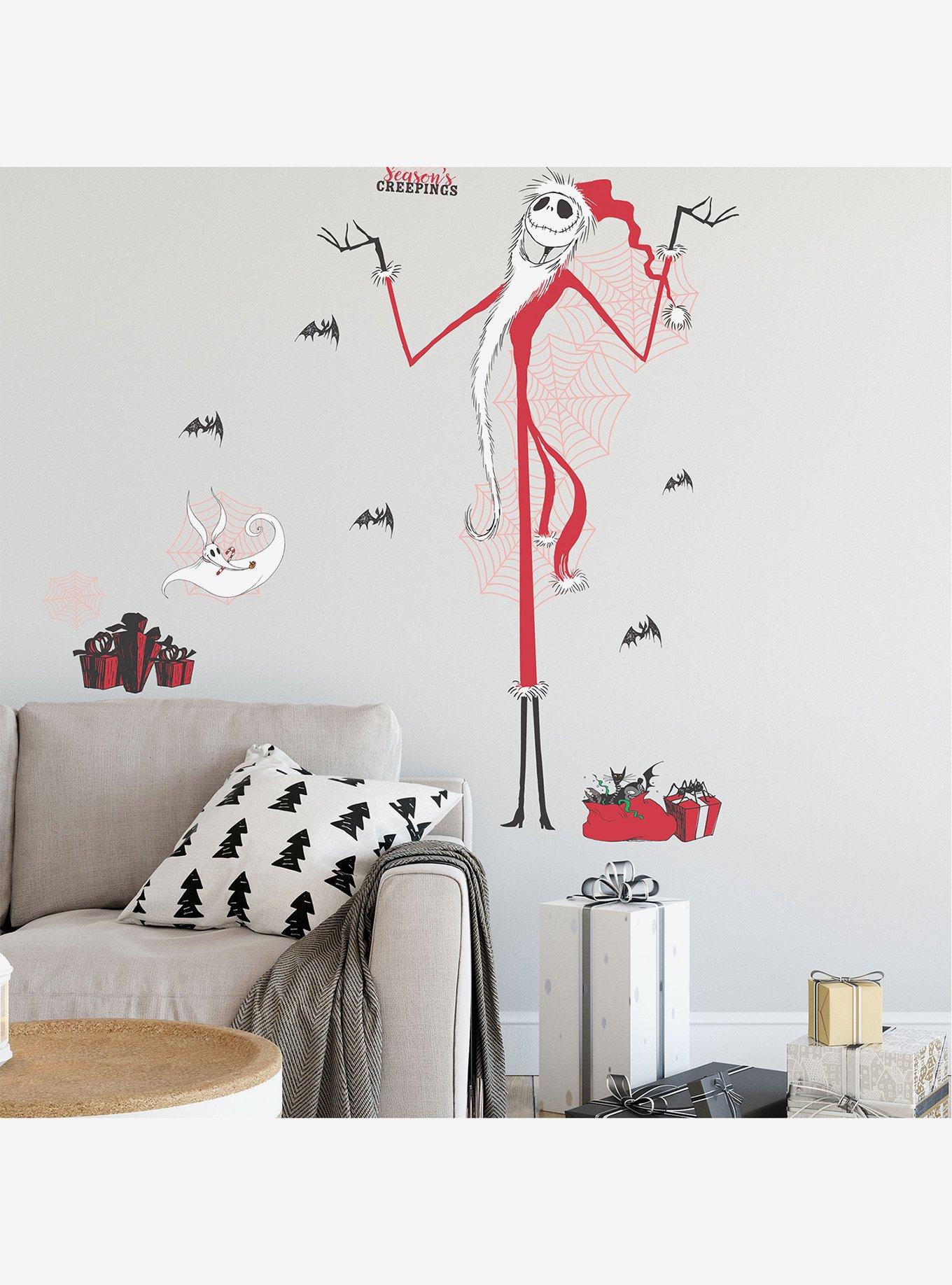 Disney Nightmare Before Christmas Holiday Giant Wall Decals