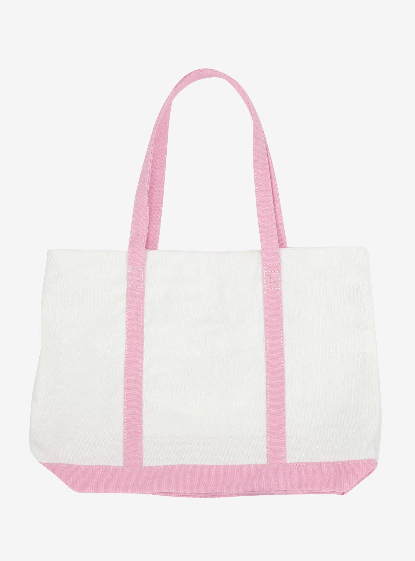 Cherry Hearts Canvas Tote Bag, , hi-res