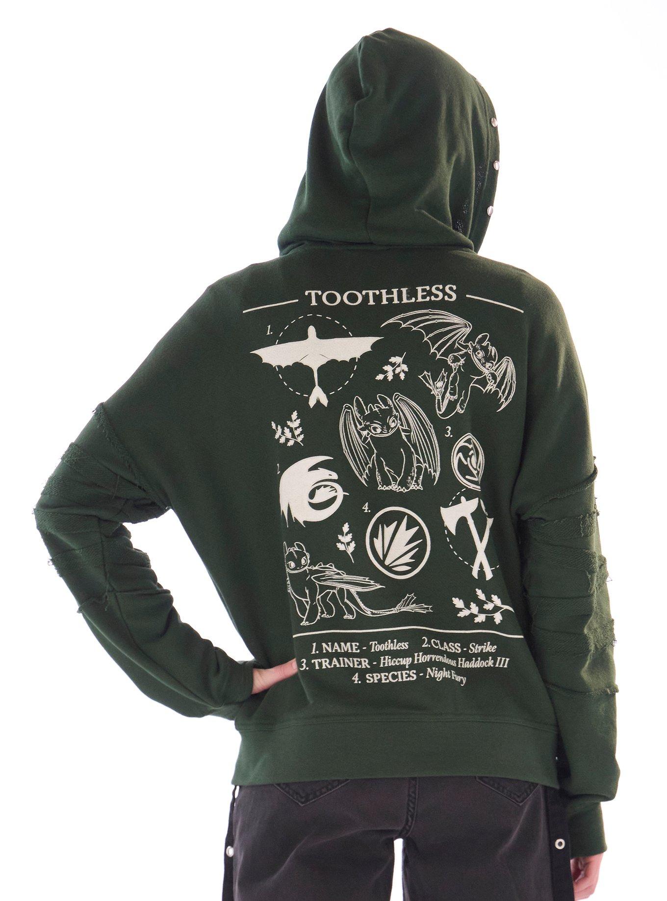 Her Universe How To Train Your Dragon Night Fury Hoodie, , hi-res