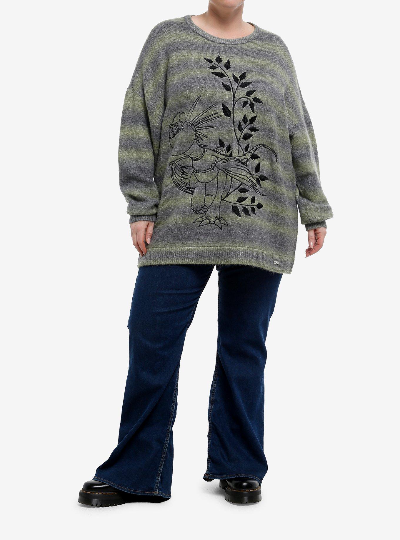 Her Universe How To Train Your Dragon Stormfly Stripe Oversized Sweater Plus Size, , hi-res
