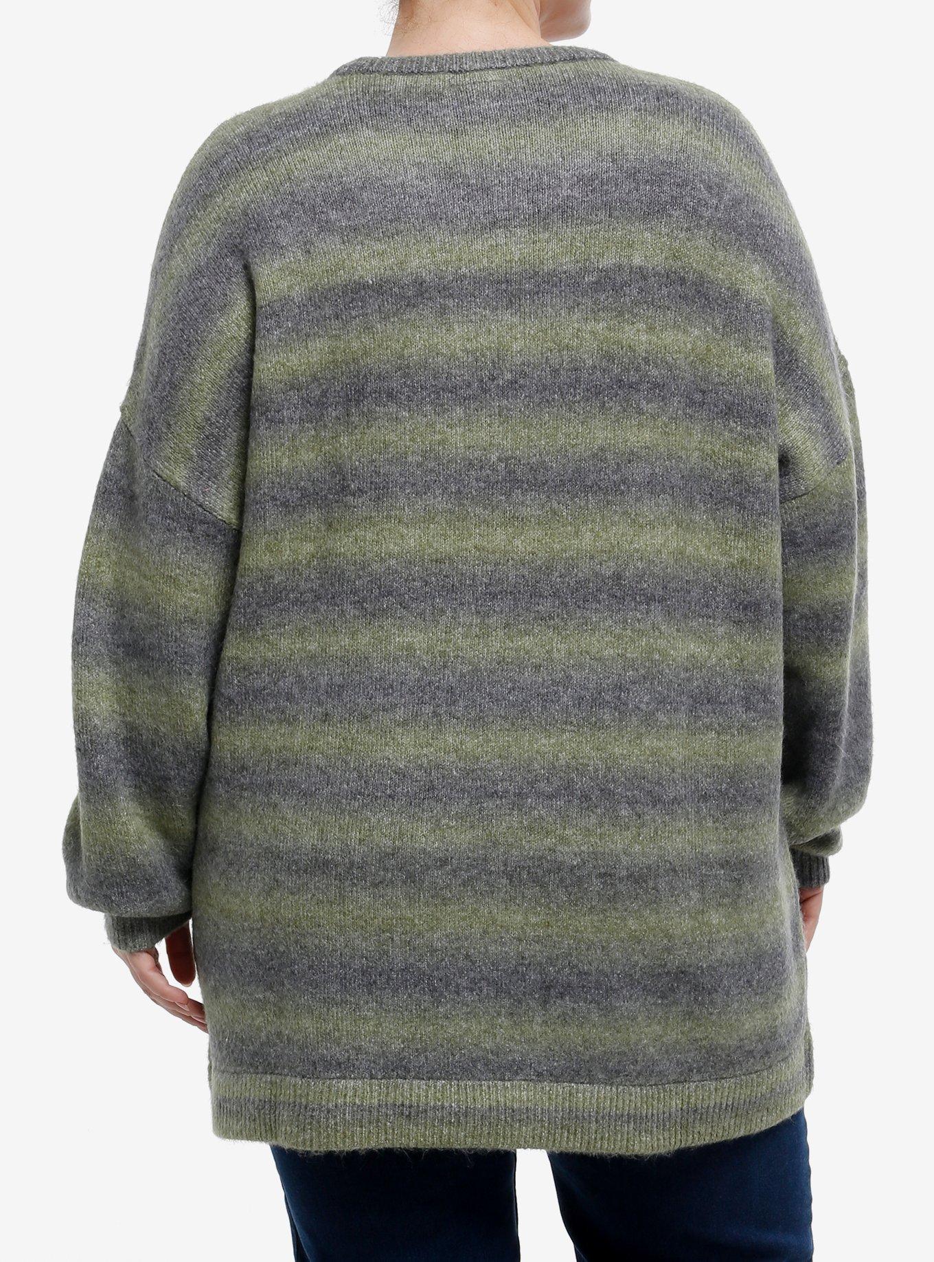 Her Universe How To Train Your Dragon Stormfly Stripe Oversized Sweater Plus Size, MULTI, alternate