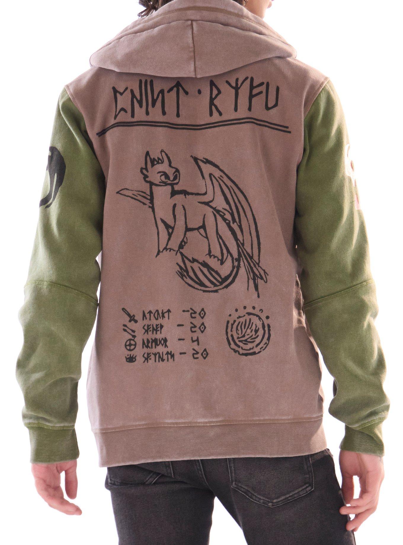 Our Universe How To Train Your Dragon Hiccup Color-Block Hoodie, , hi-res