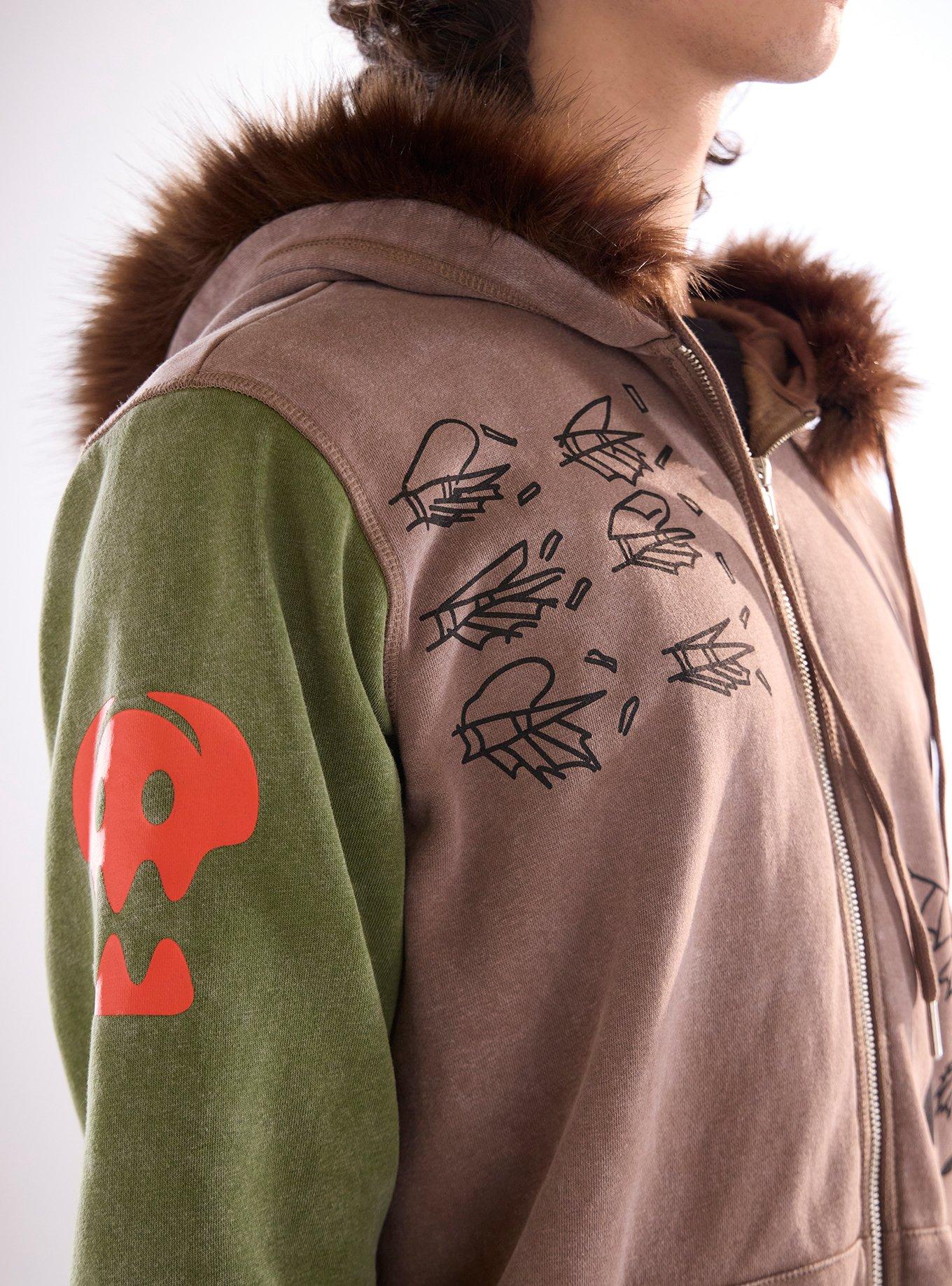 Our Universe How To Train Your Dragon Hiccup Color-Block Hoodie, MULTI, alternate