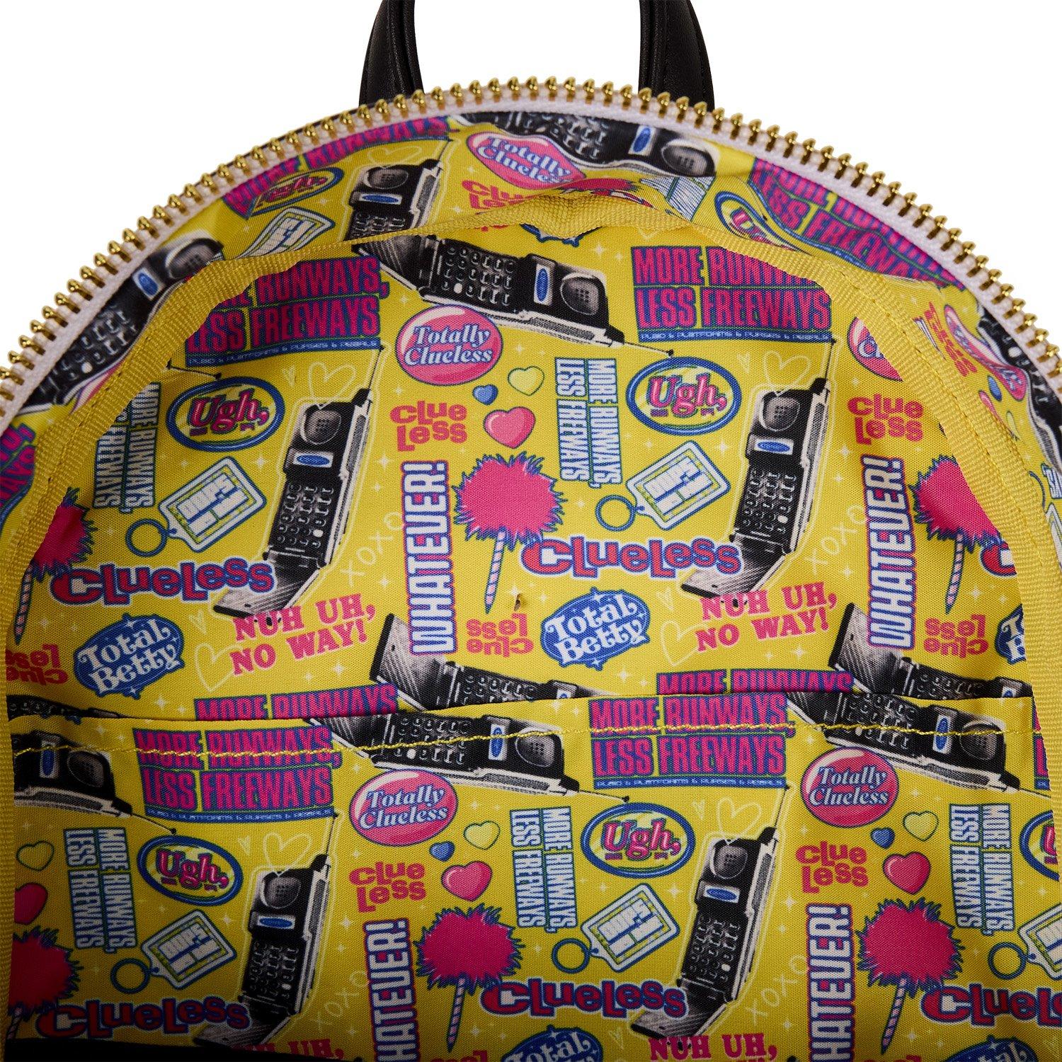 Loungefly Clueless 30th Anniversary Cher Outfit Figural Mini Backpack, , alternate - view 4