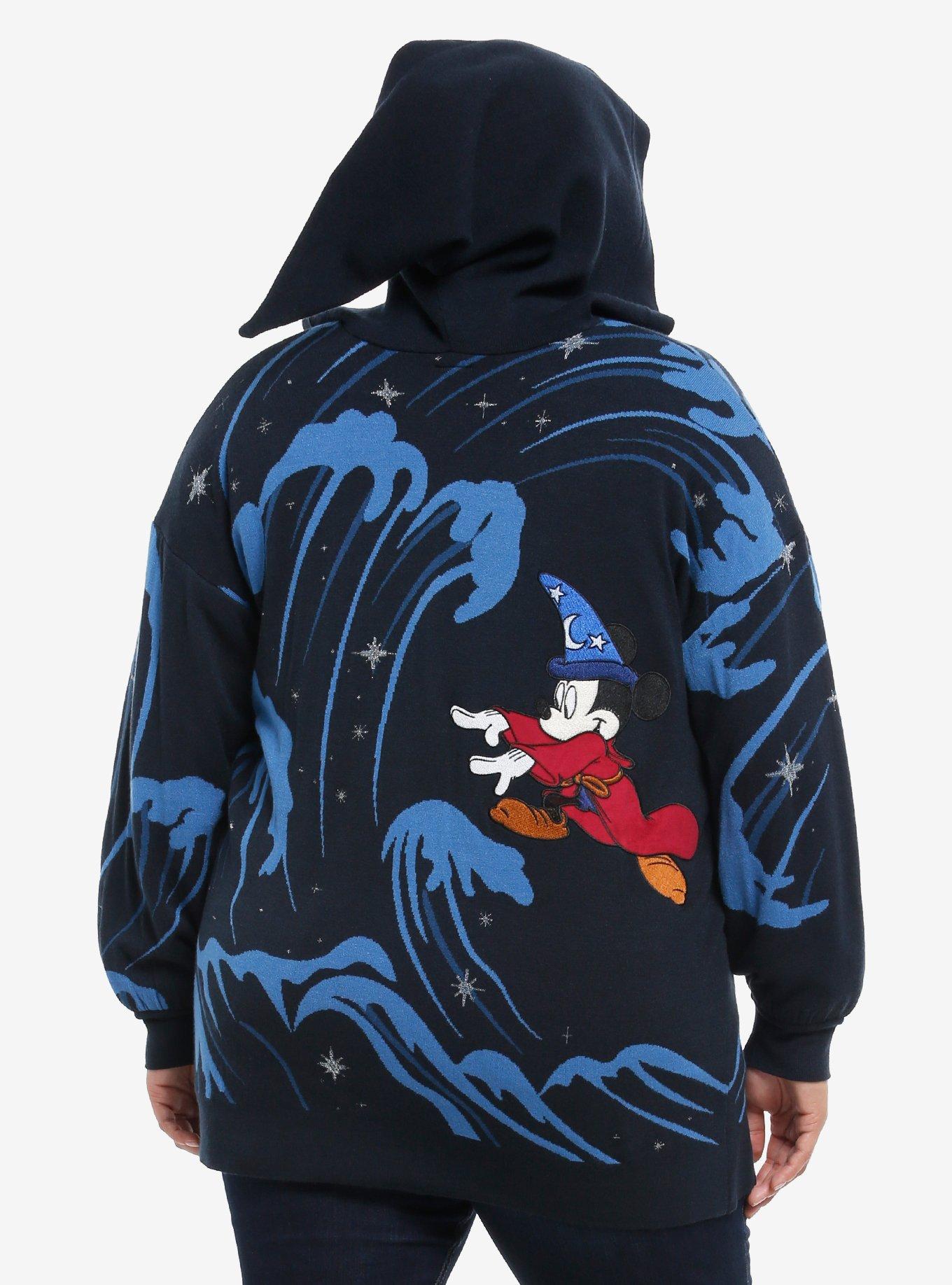 Her Universe Disney Fantasia The Sorcerer's Apprentice Mickey Mouse Cardigan Plus Size, , hi-res