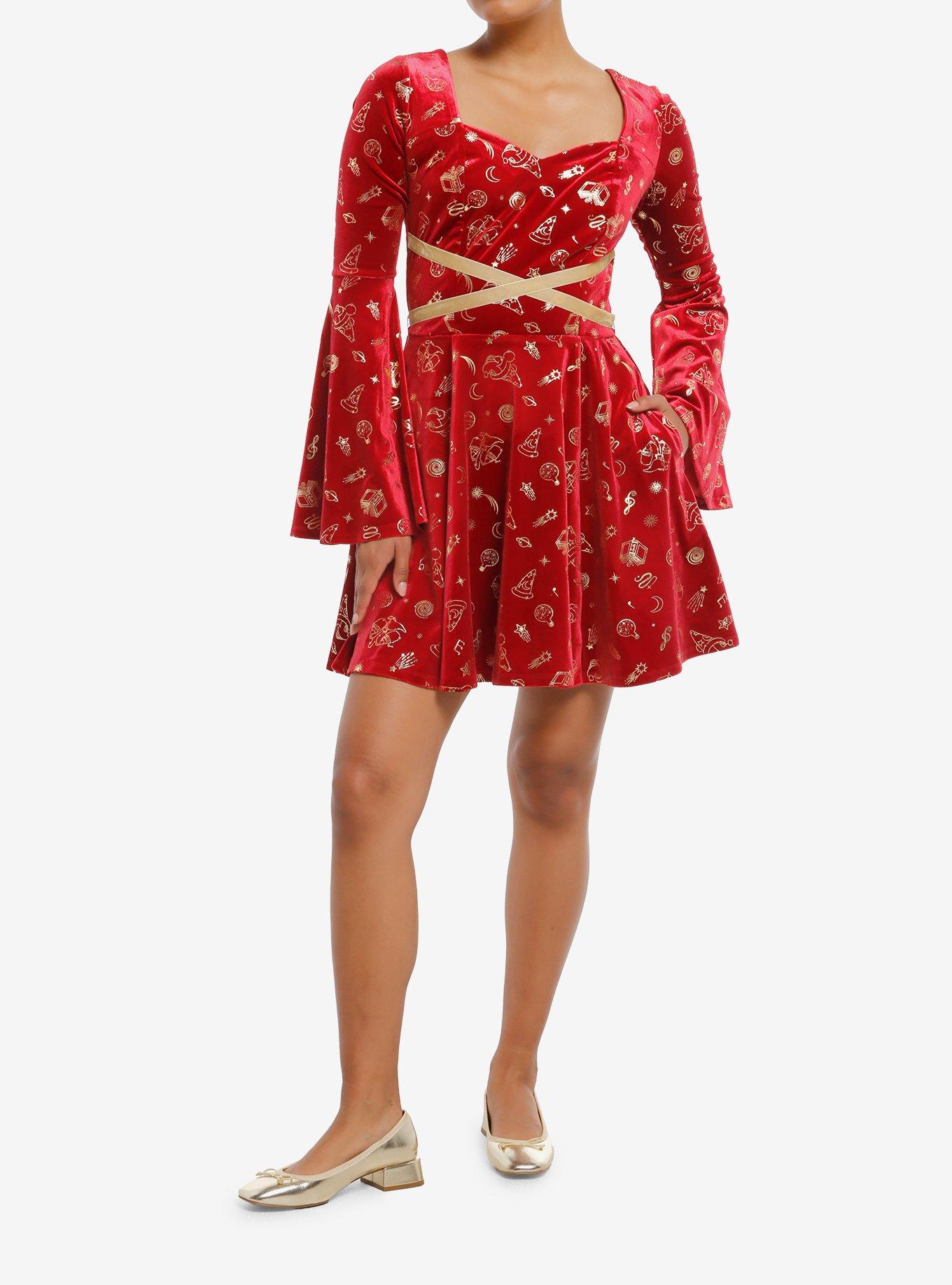 Her Universe Disney Fantasia The Sorcerer's Apprentice Mickey Mouse Dress, , hi-res