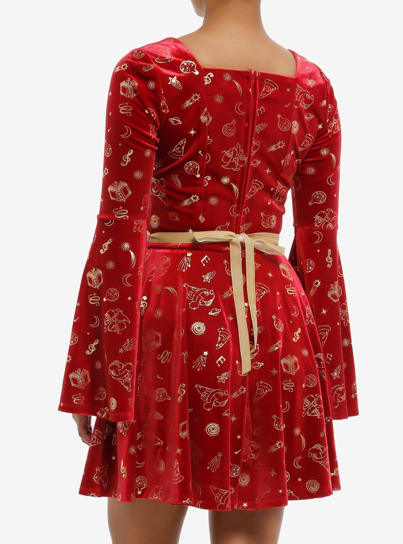 Her Universe Disney Fantasia The Sorcerer's Apprentice Mickey Mouse Dress, MULTI, alternate