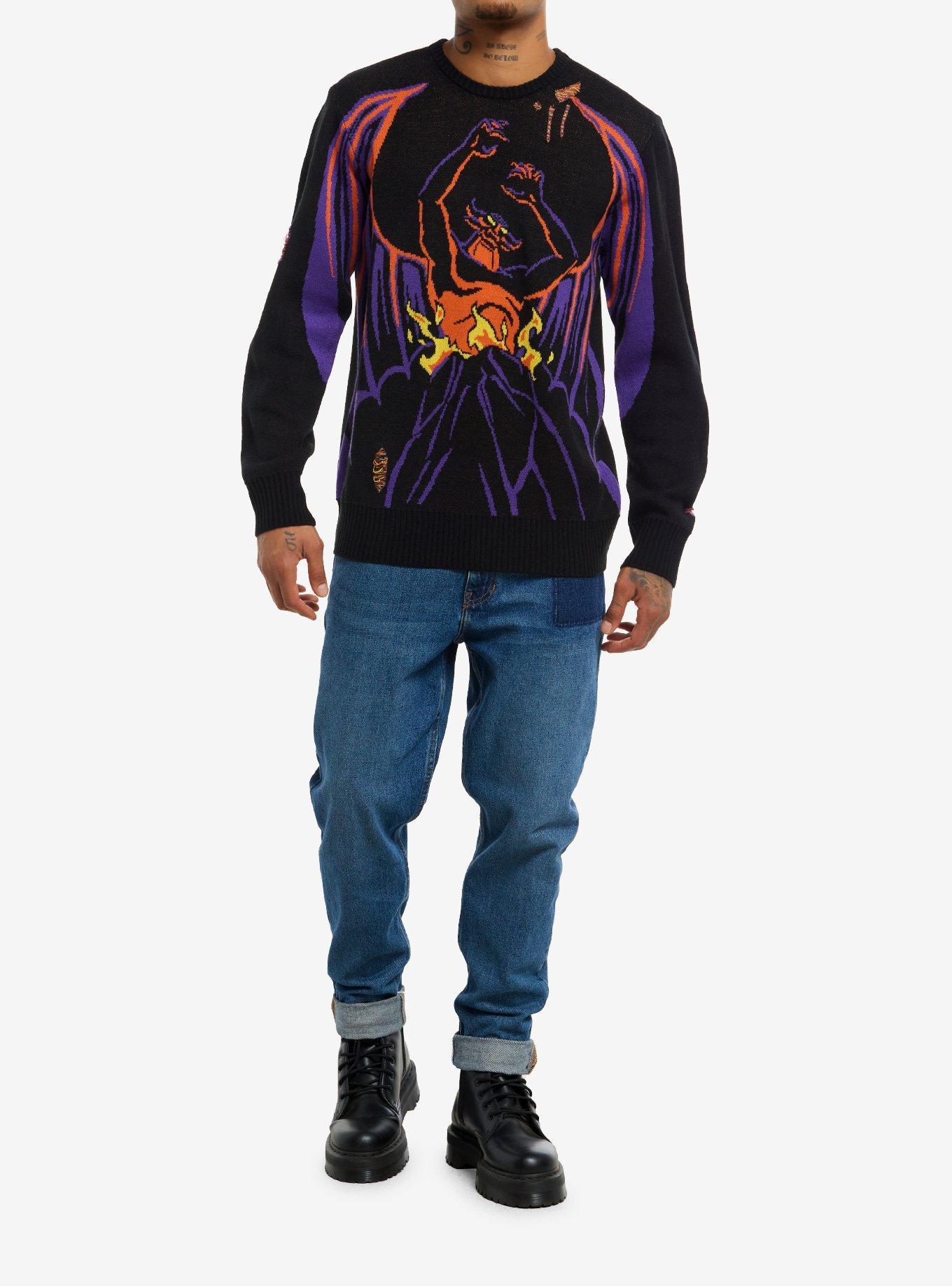 Our Universe Disney Fantasia Night On Bald Mountain Chernabog Knit Sweater, , hi-res