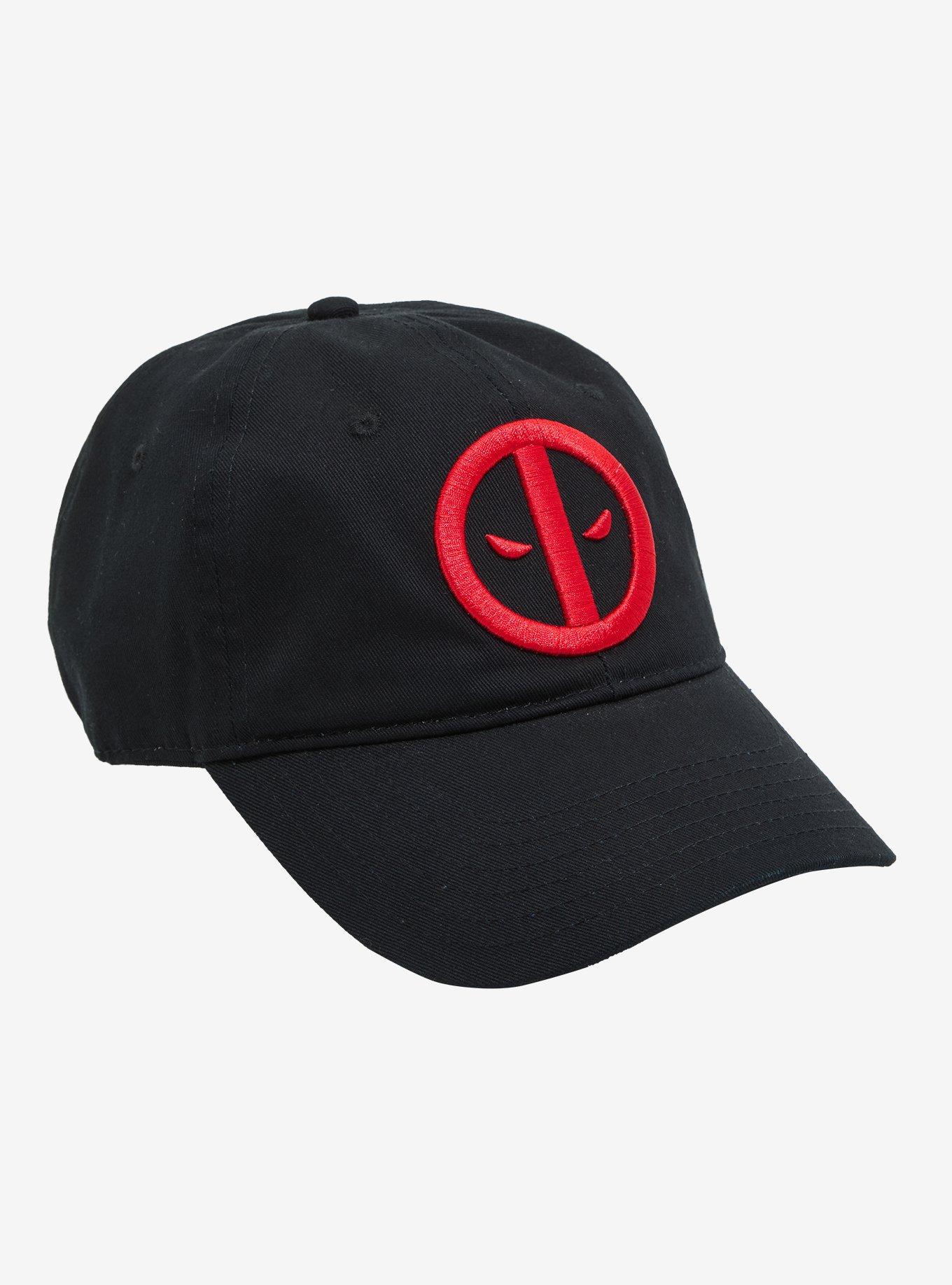 Marvel Deadpool Red Logo Dad Cap, , hi-res