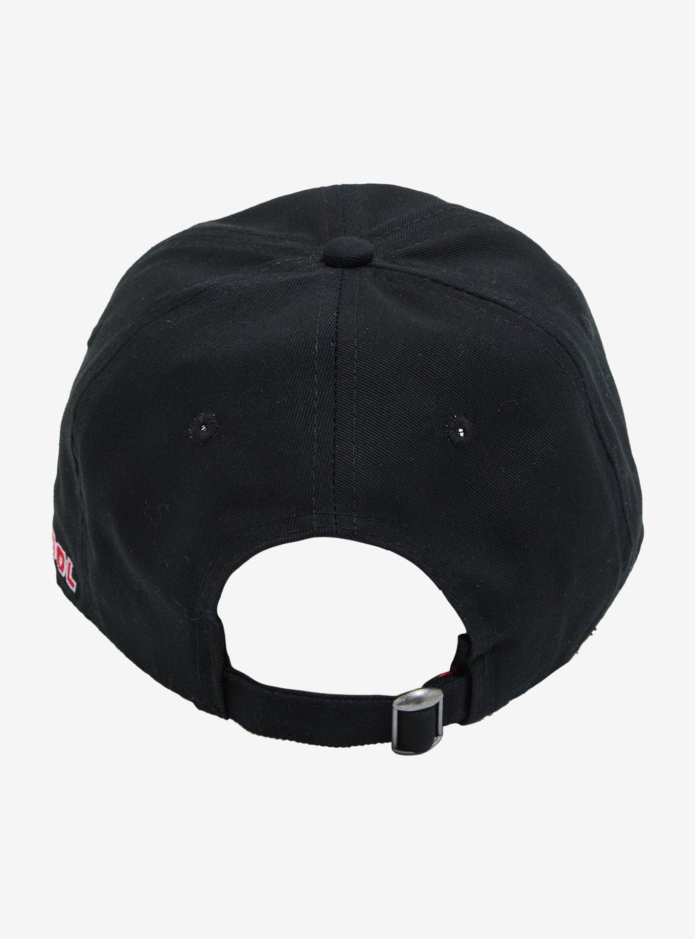 Marvel Deadpool Red Logo Dad Cap, , alternate